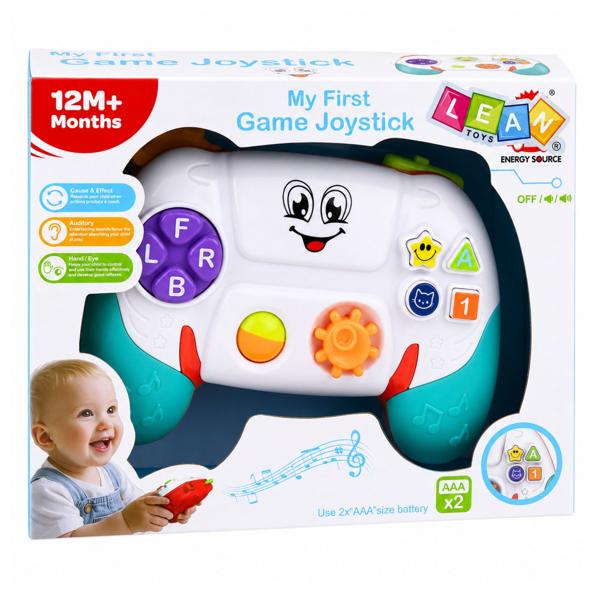 Interaktiv pedagogisk pad för småbarn Ljusljud melodier