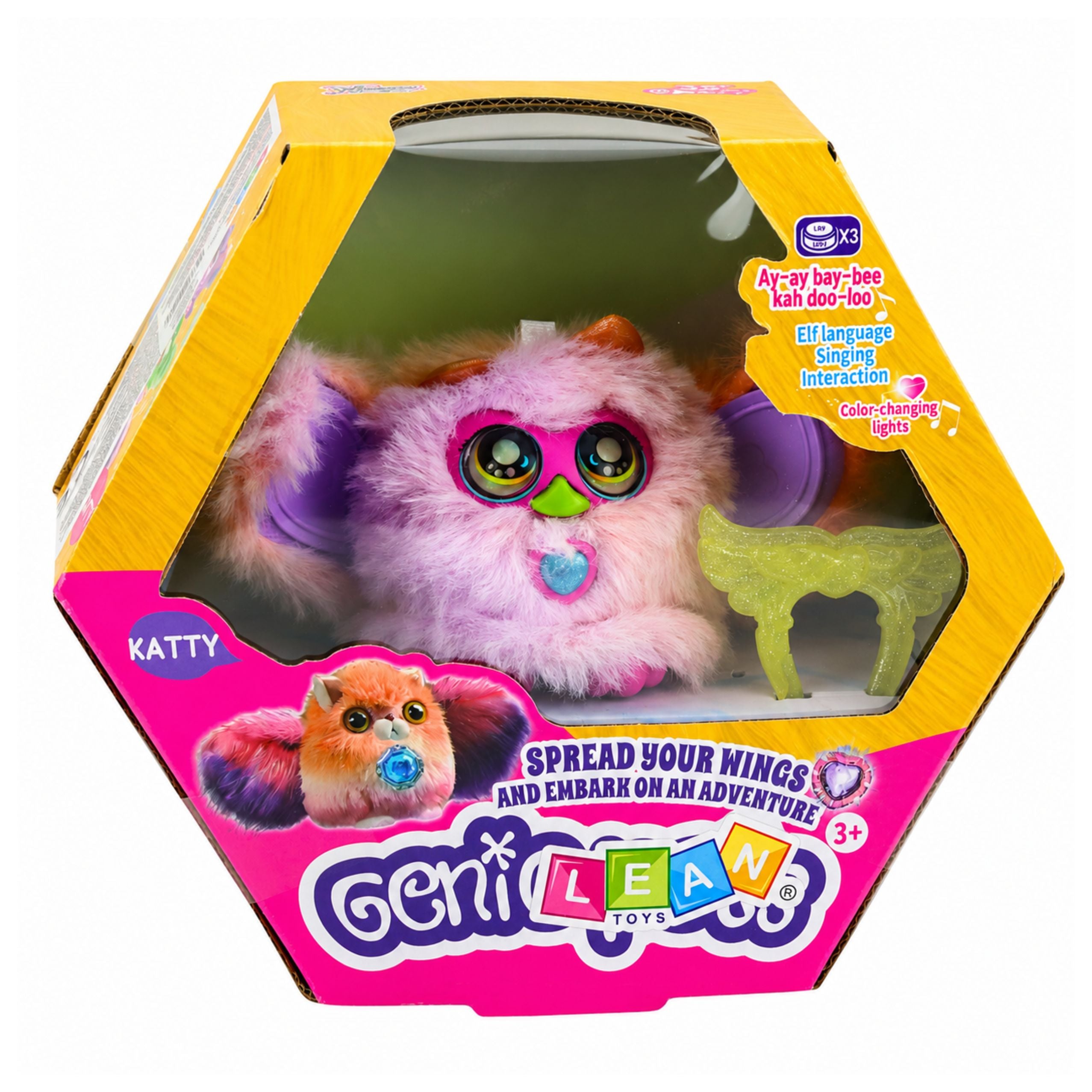 Genie Pets Interactive Creature Lights Sound Pendant Purple