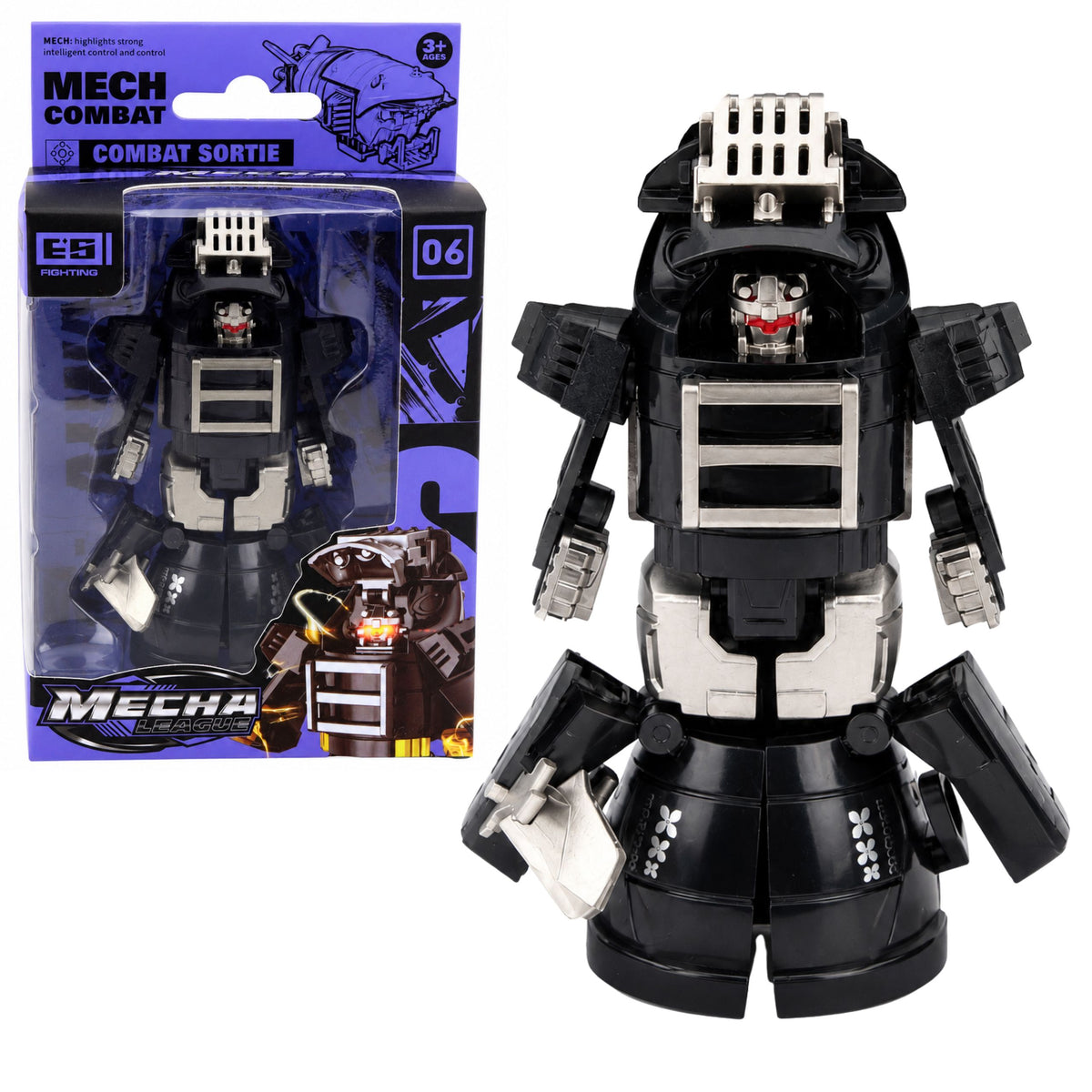 Robot Military Vehicle 2 In 1 Figure Tank Fighter Hovercraft