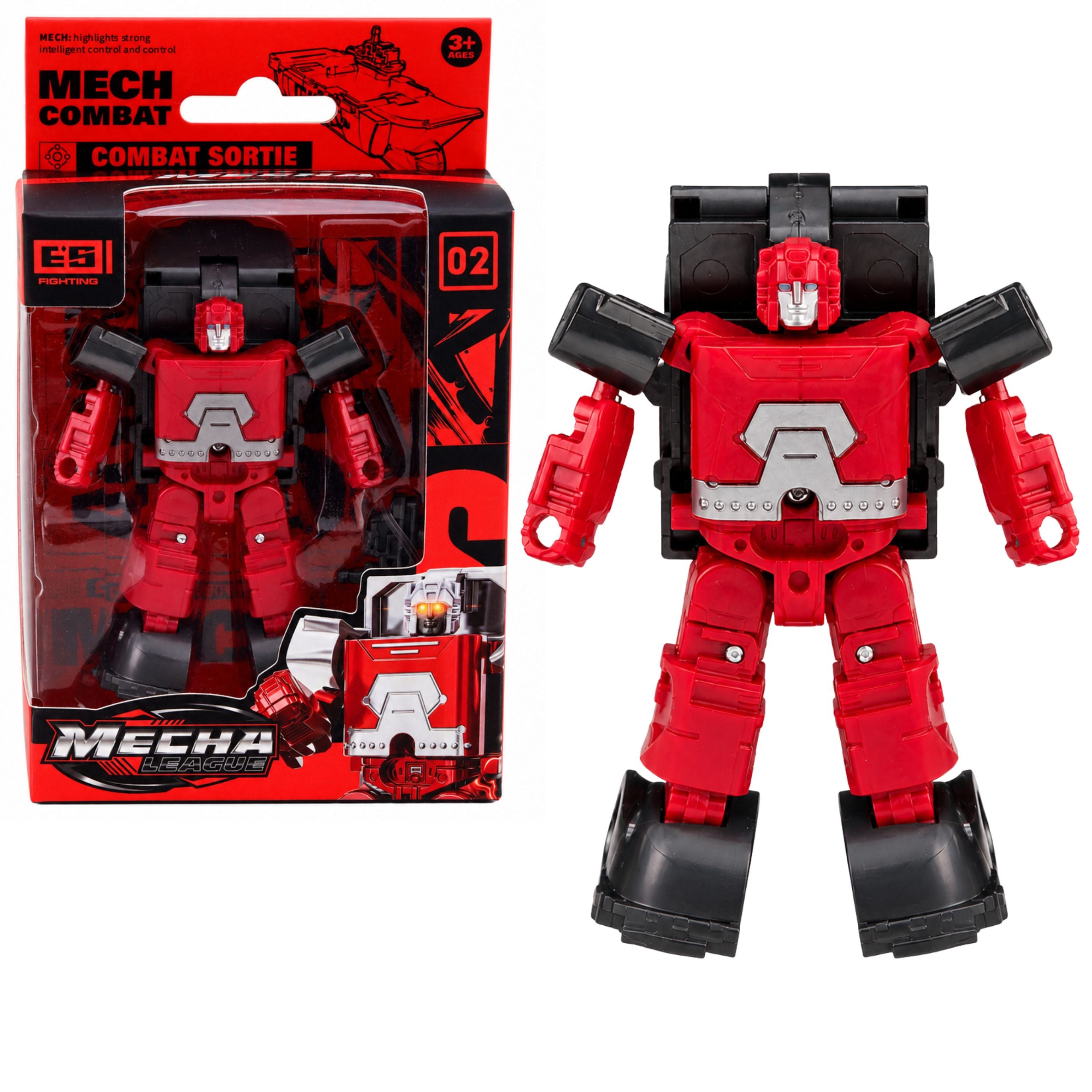 Robot Military Vehicle 2 In 1 Figure Tank Fighter Hovercraft