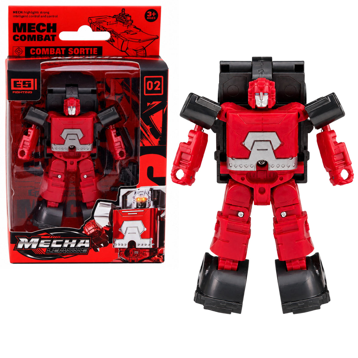 Robot Military Vehicle 2 In 1 Figure Tank Fighter Hovercraft