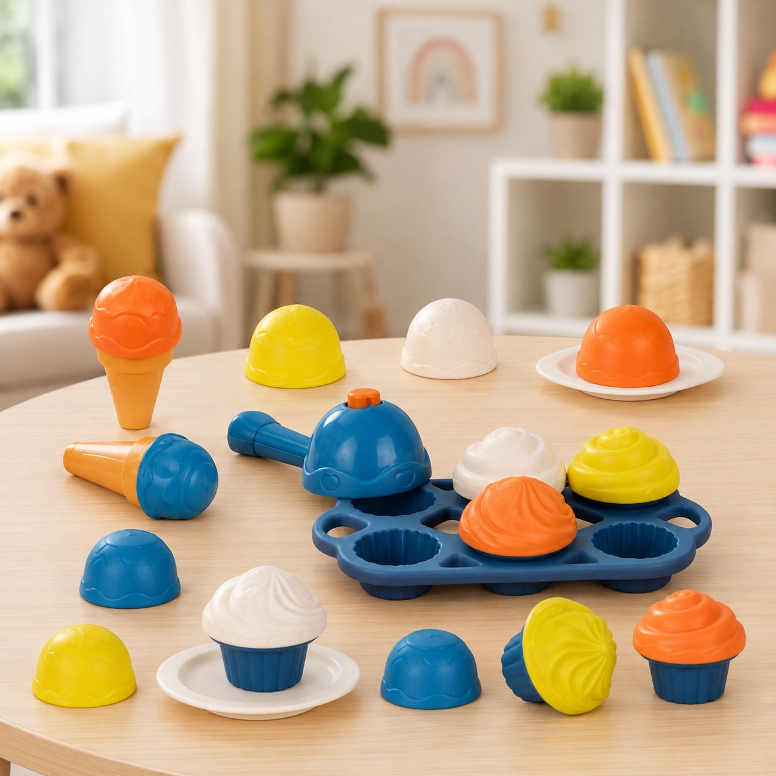 Eco-friendly Ice Cream Maker Set For Kids 26 Pcs.
