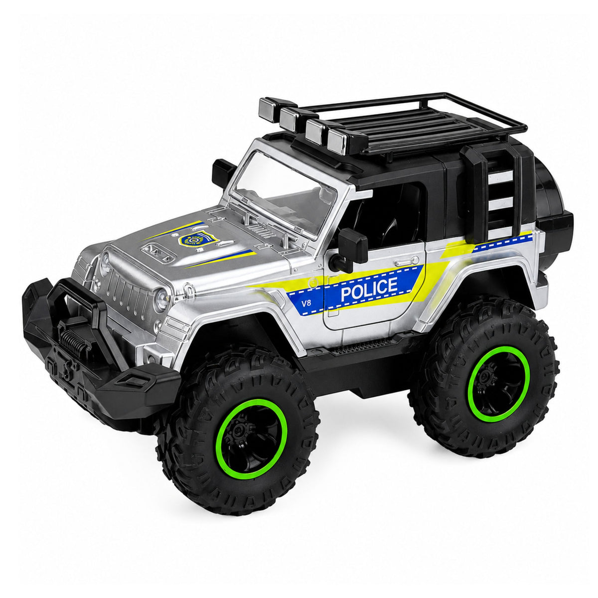 Police Off-road Vehicle Horse Trailer Lights Sounds Set