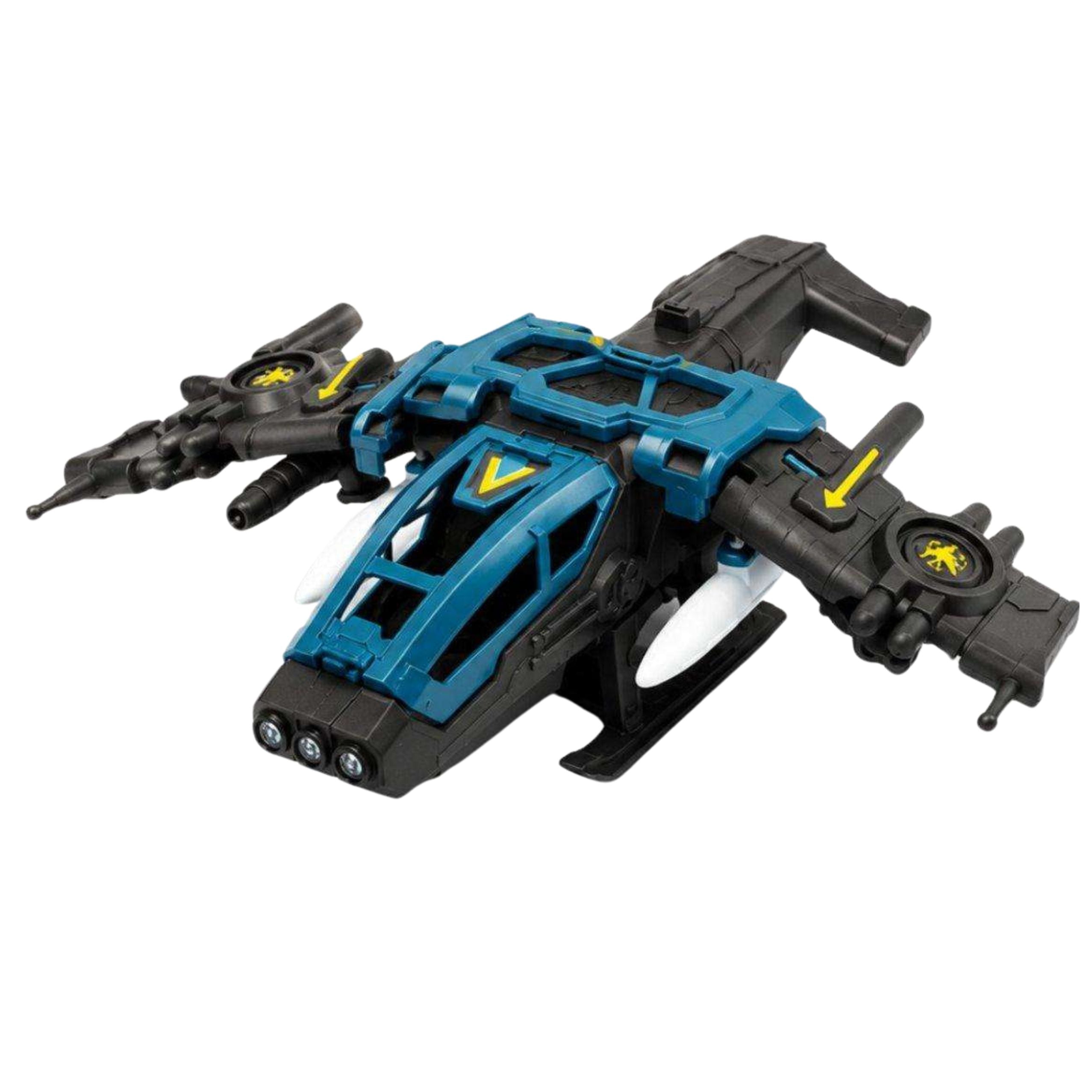 Military Attack Plane Soldier Figure Launchers Lights Sounds
