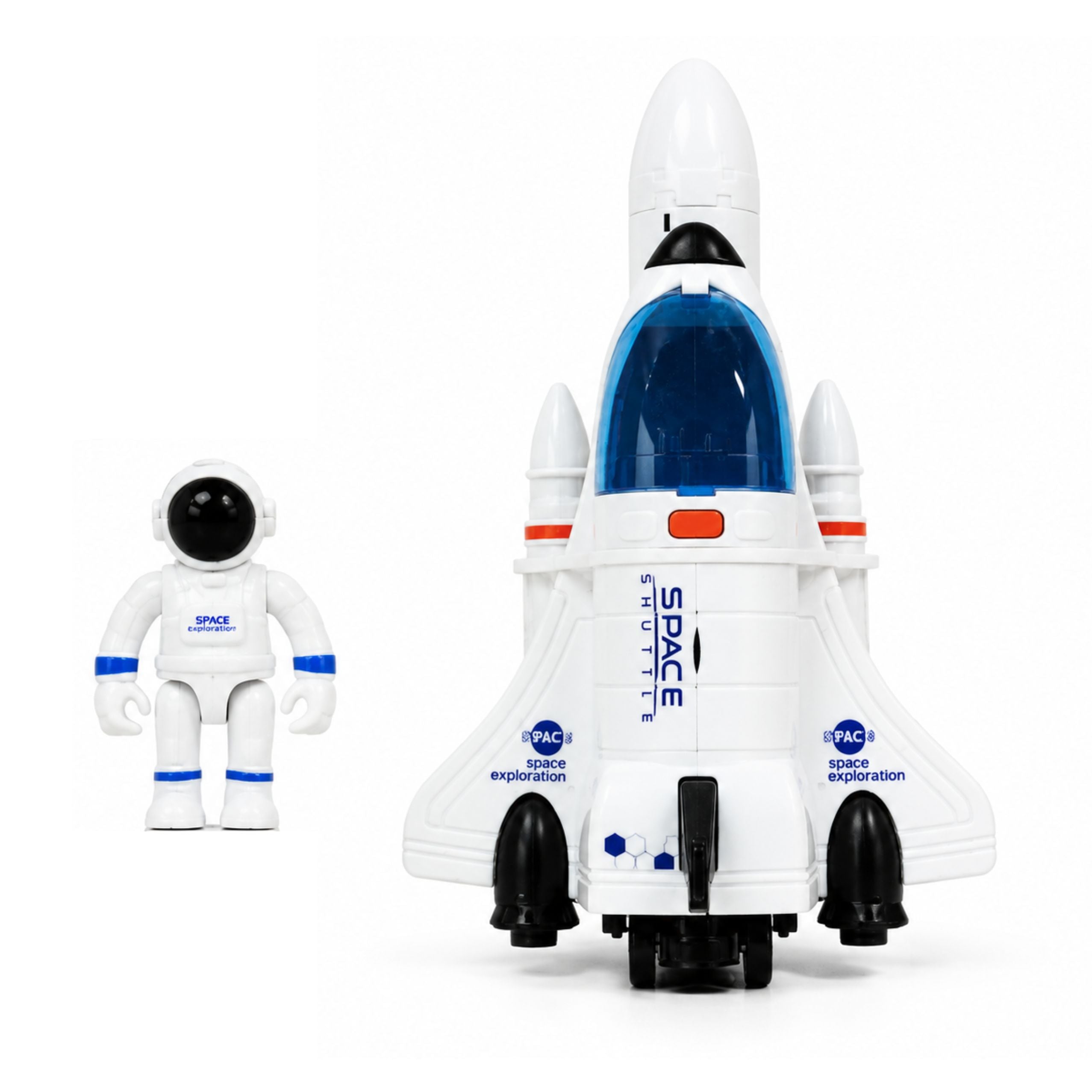 Space Shuttle Space Shuttle Cosmonaut Figure Lights Sounds Smoke Effect