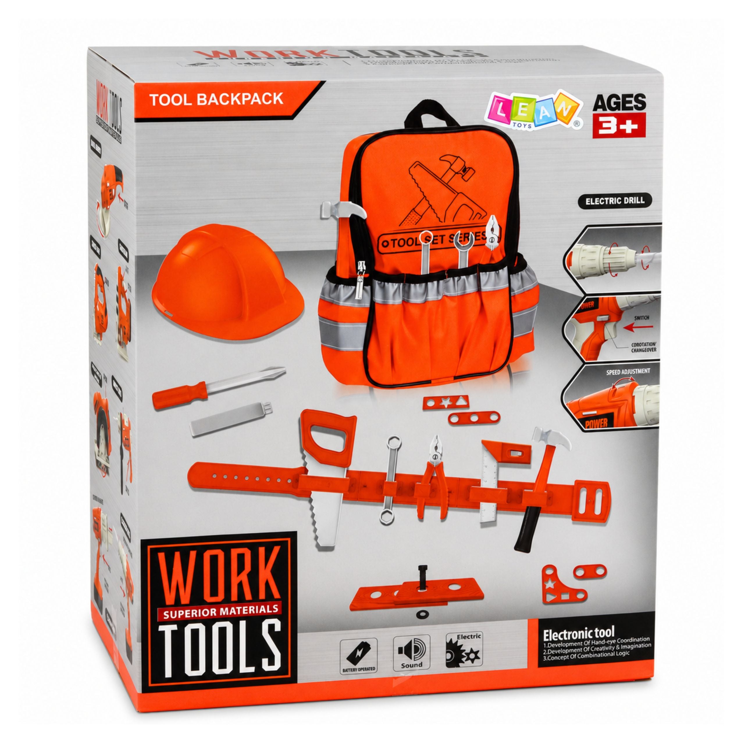 Diy Tool Backpack Battery Powered Screwdriver Belt