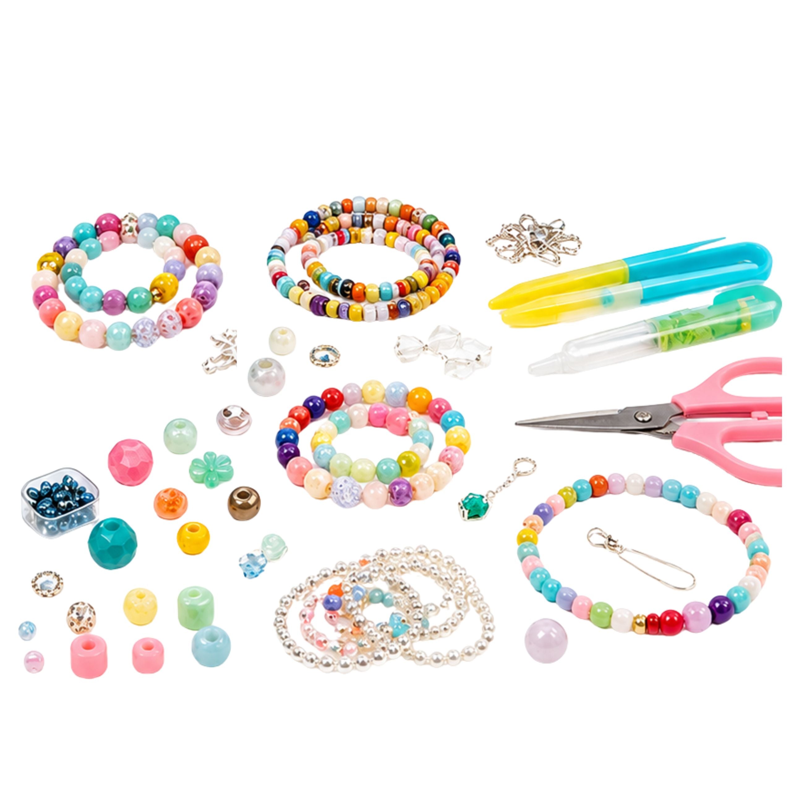 Jewelry Making Set In A Case Beads Pendants Letters 1000 Pcs.