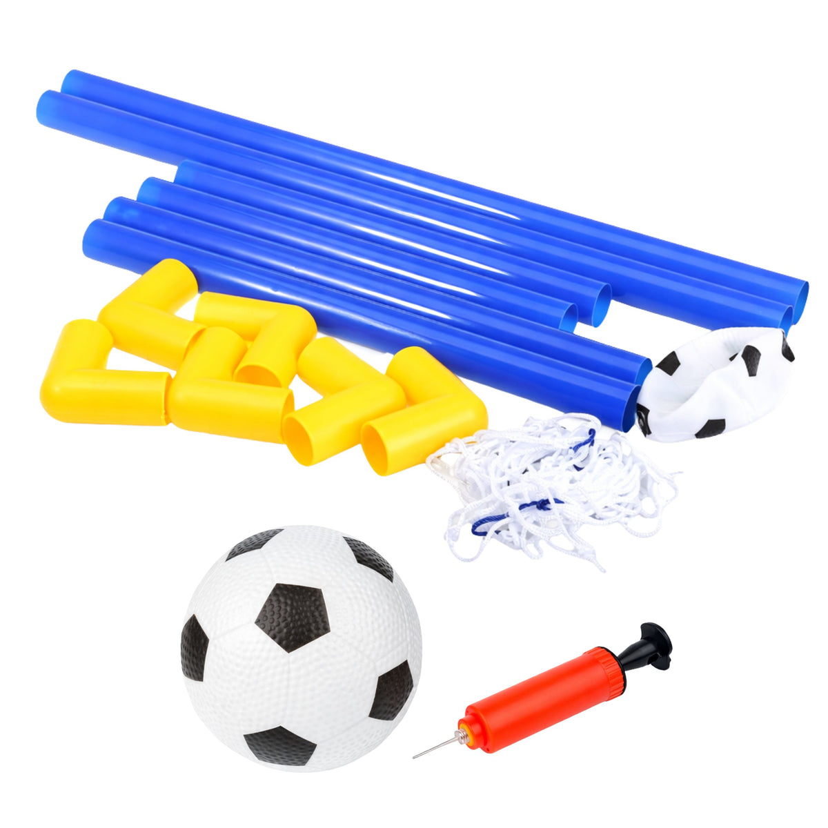 Conjunto deportivo para jugar al fútbol, bomba de balón de portería de fútbol, 62x40cm