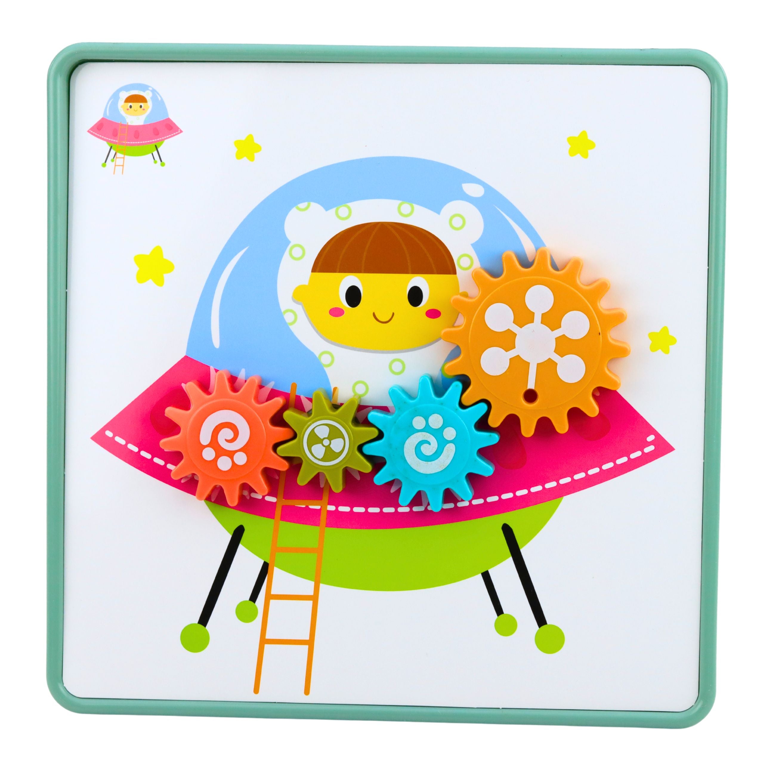 Creative Geometric Puzzle Mosaic Gears Puzzle 25 Pcs.