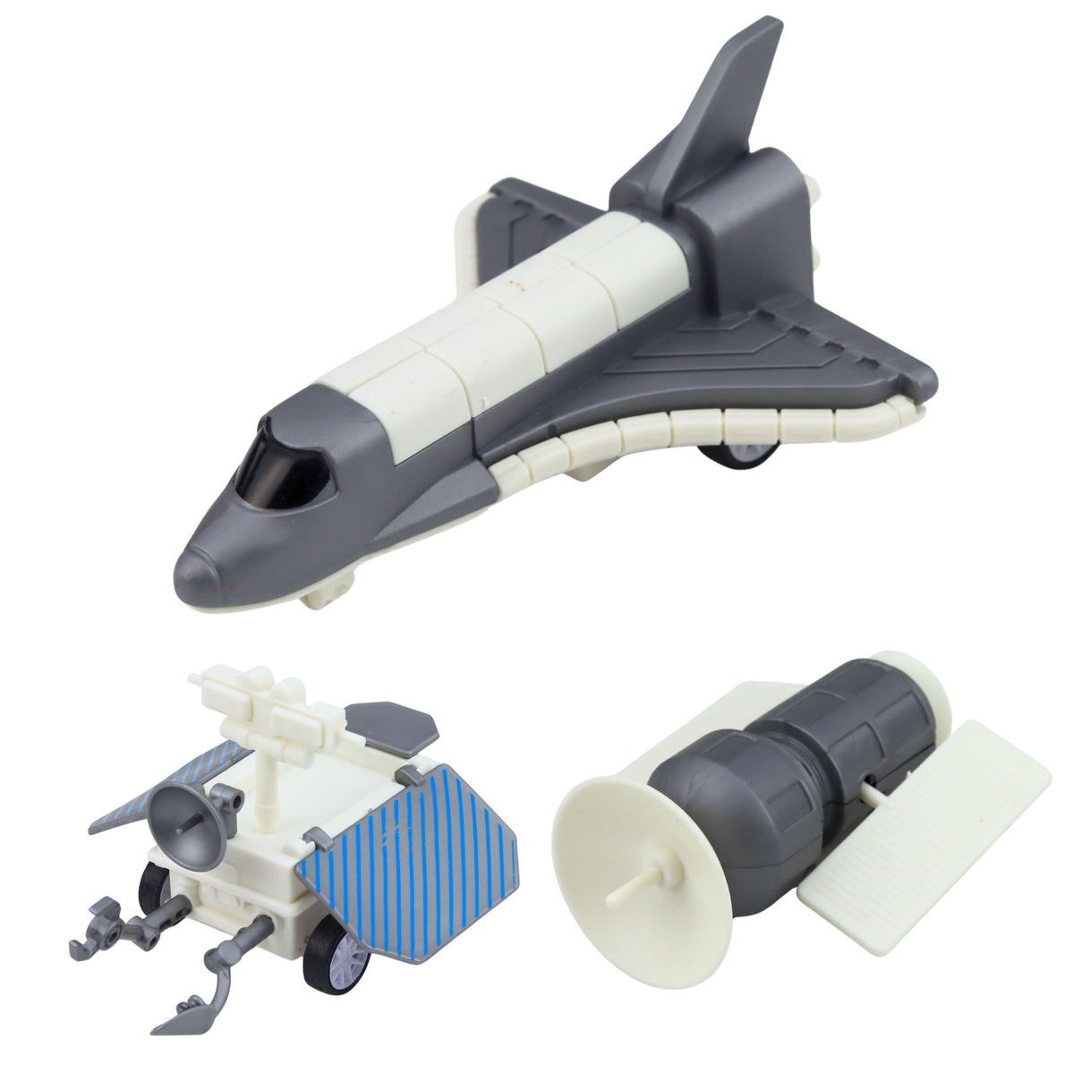 Space Set Rocket Shuttle Satellite Transport Vehicle