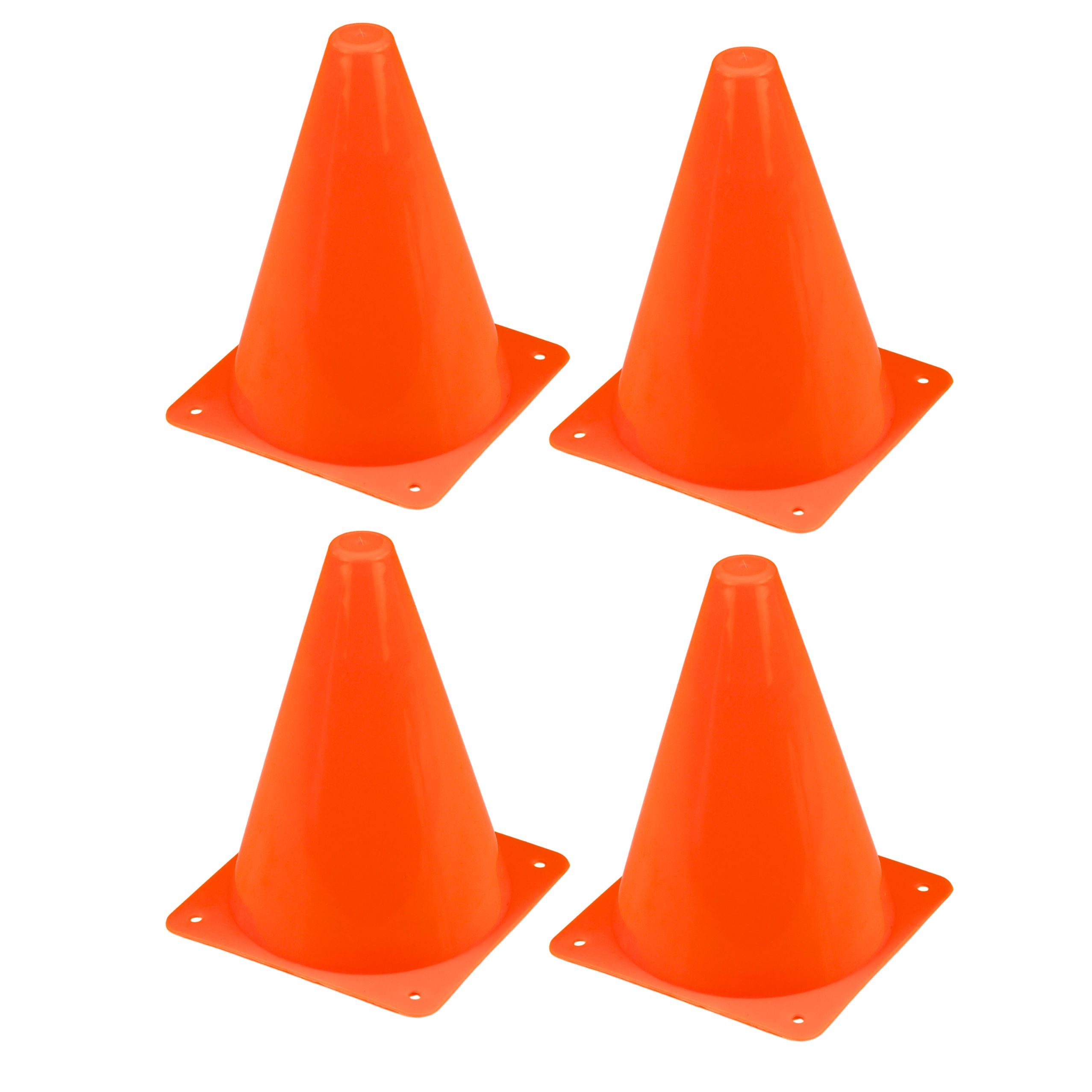 Set Of Training Cones With Ball Blue Orange 8 Pcs.