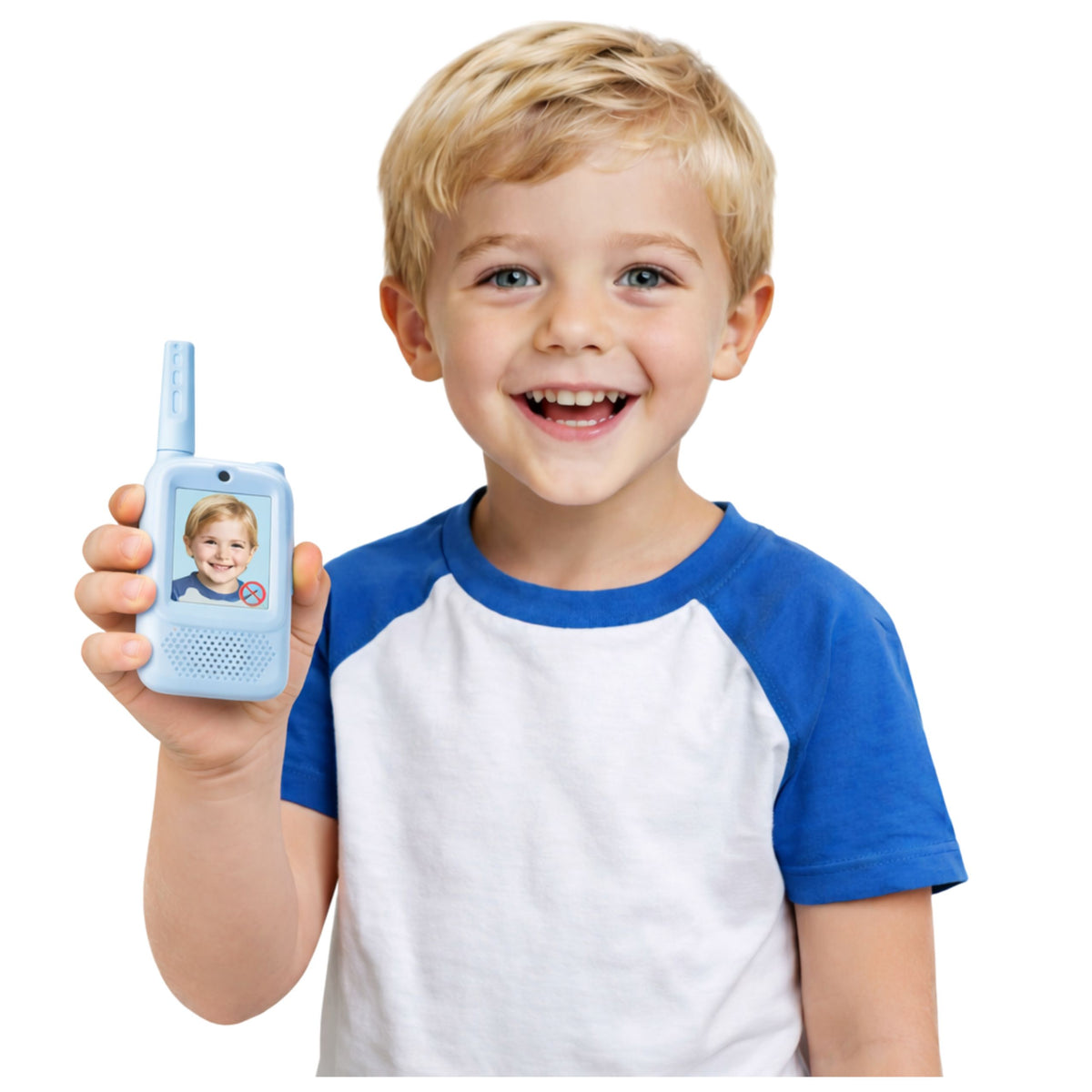 Walkie Talkies For Kids Video Talk Recording Camera Blue