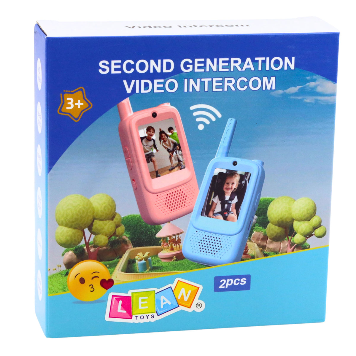 Walkie Talkies For Kids Video Talk Recording Camera Blue