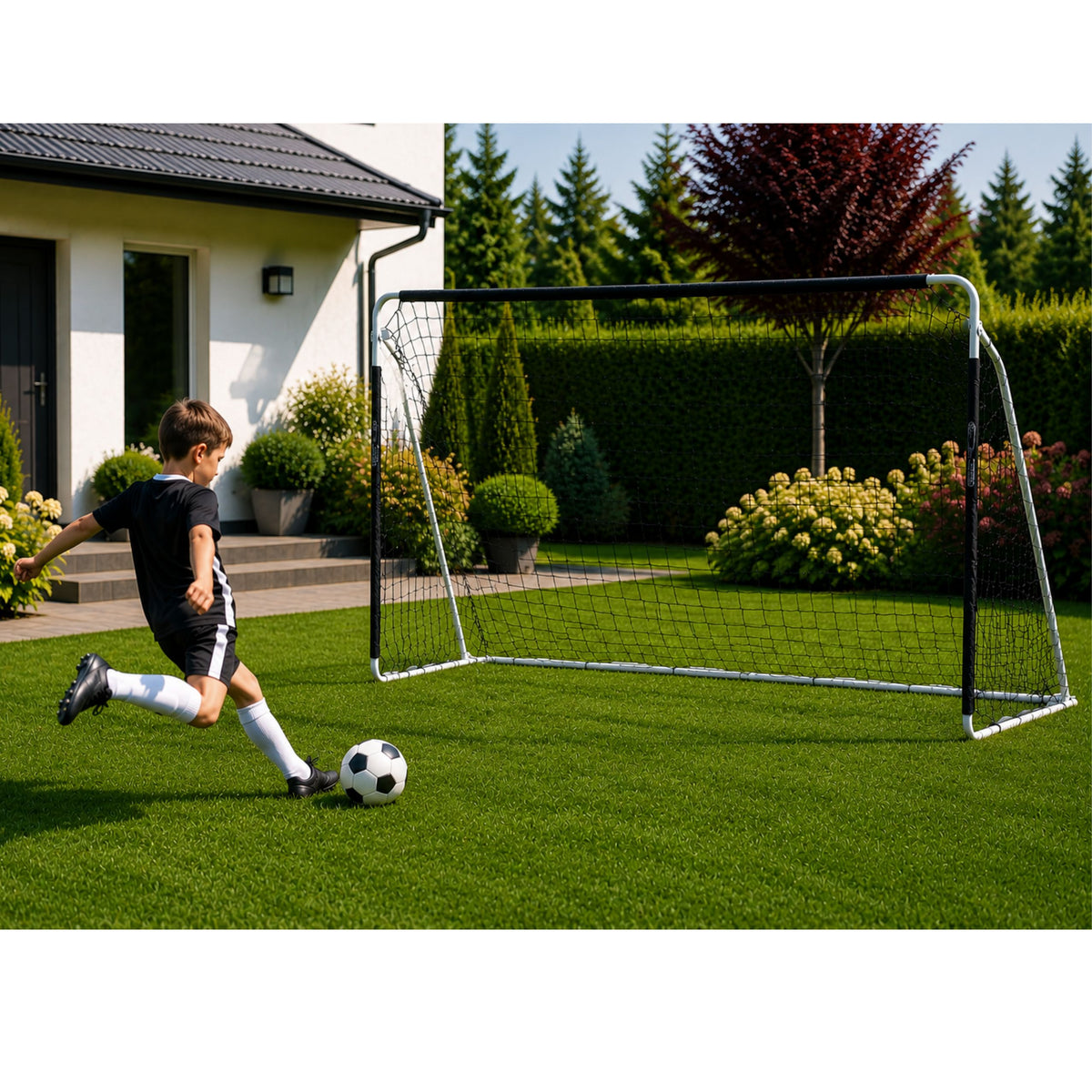 Porta da calcio grande 307x209 cm