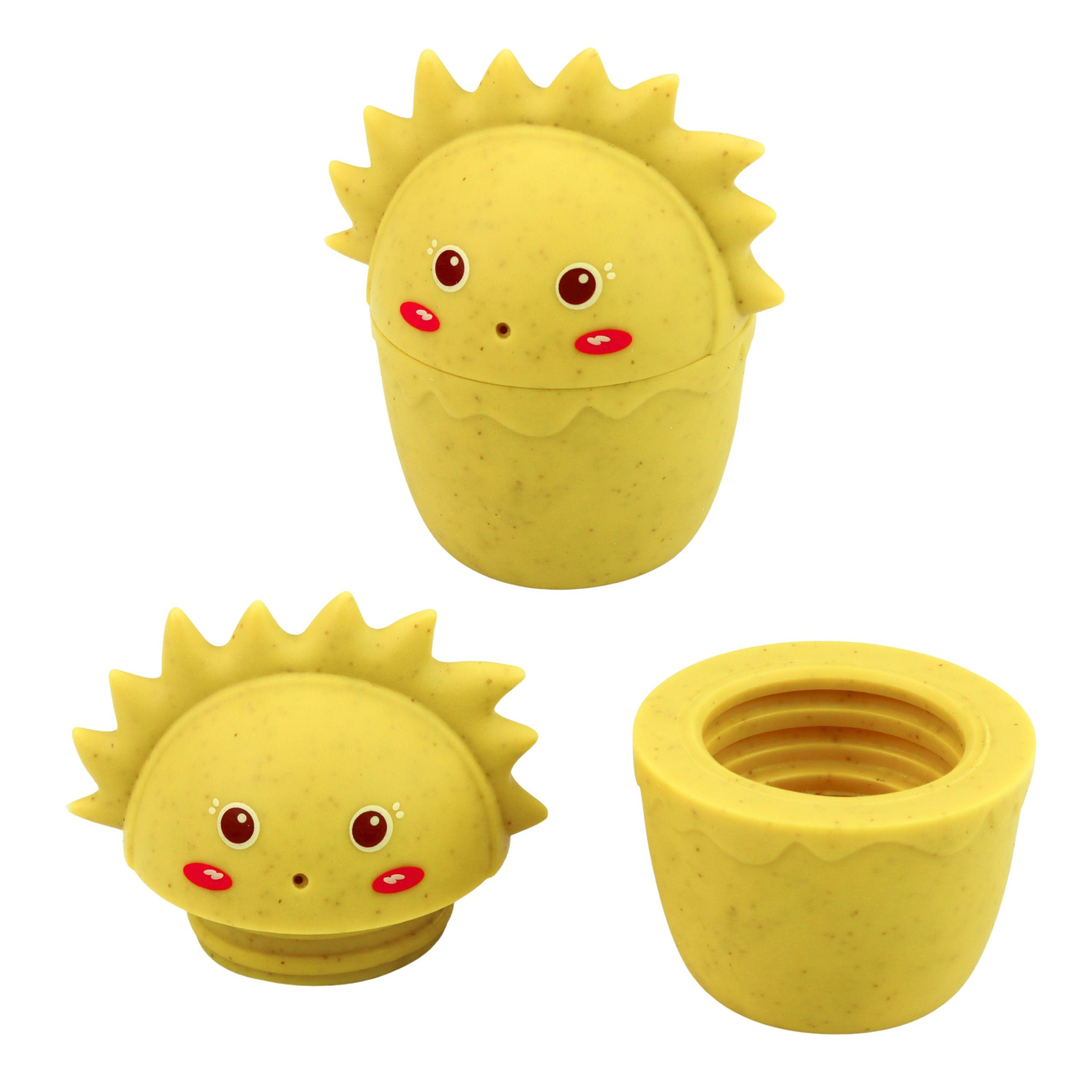 Educational Bath Toys Sensory Rubber Figures Pastel 6 Pcs.