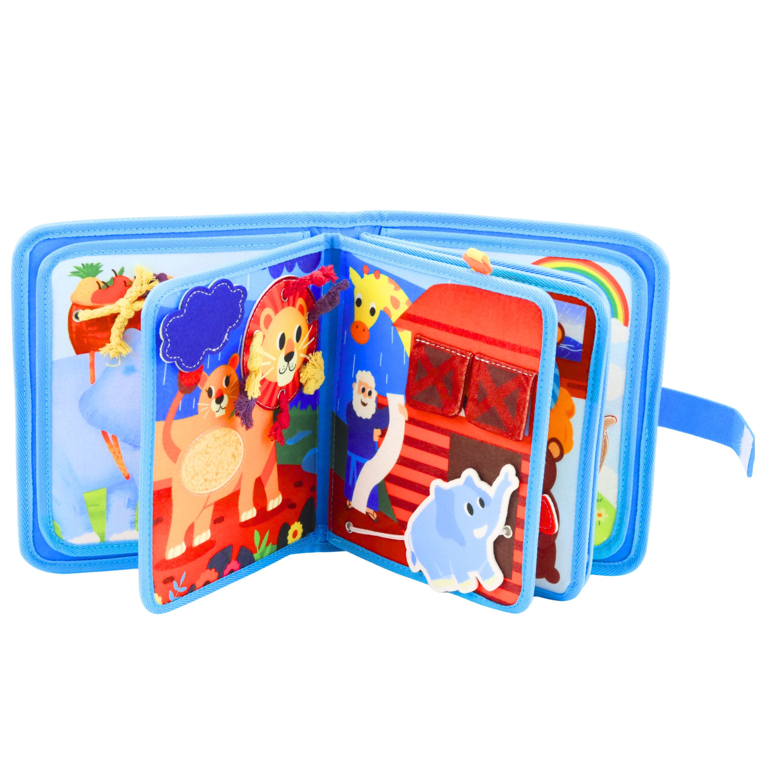 3d Felt Sensory Educational Book Noah's Ark Animals