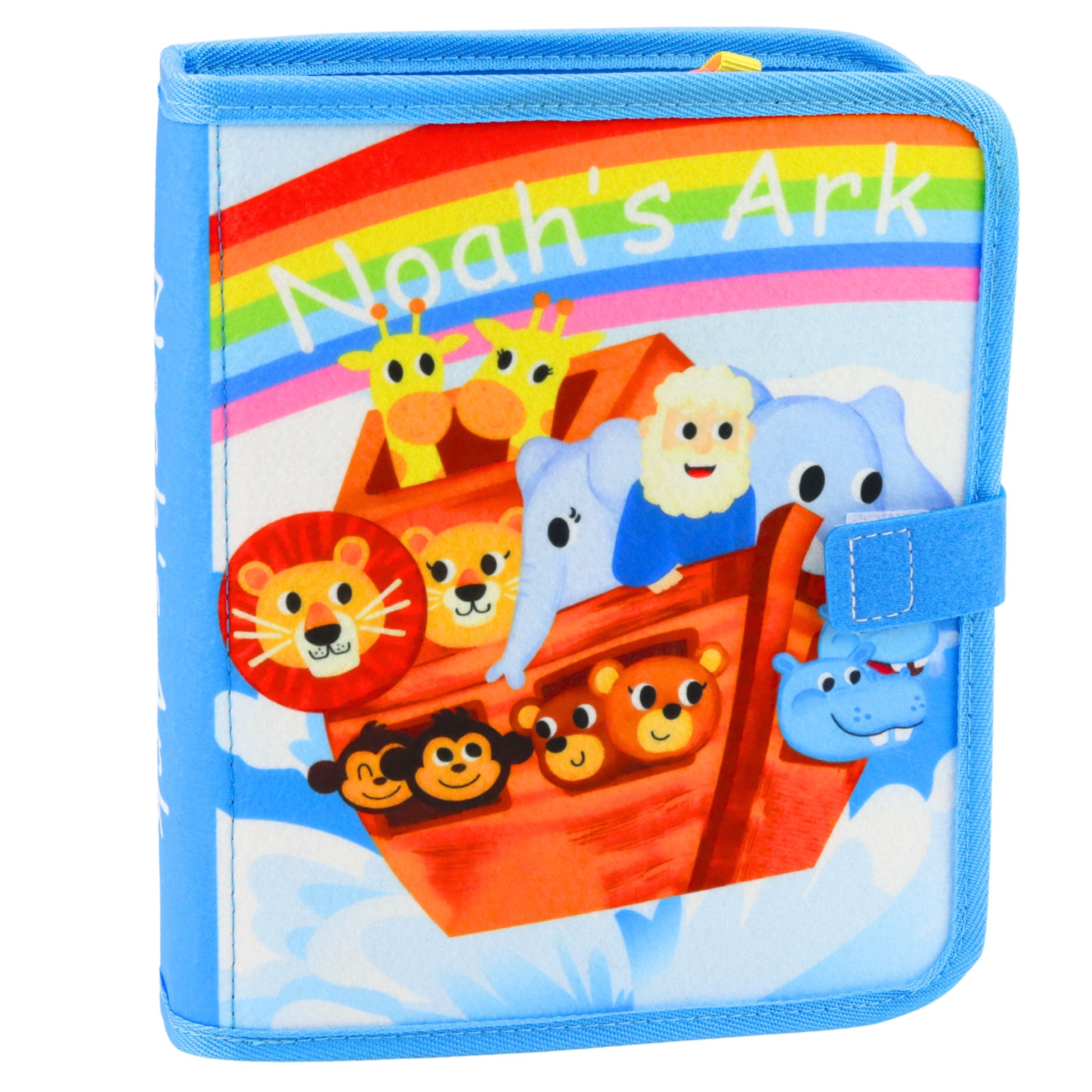 3d Felt Sensory Educational Book Noah's Ark Animals