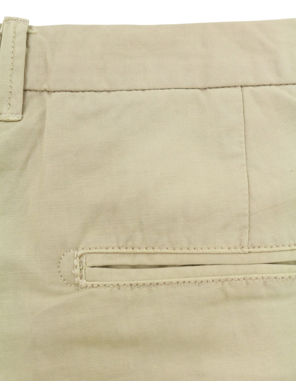 Short en coton beige