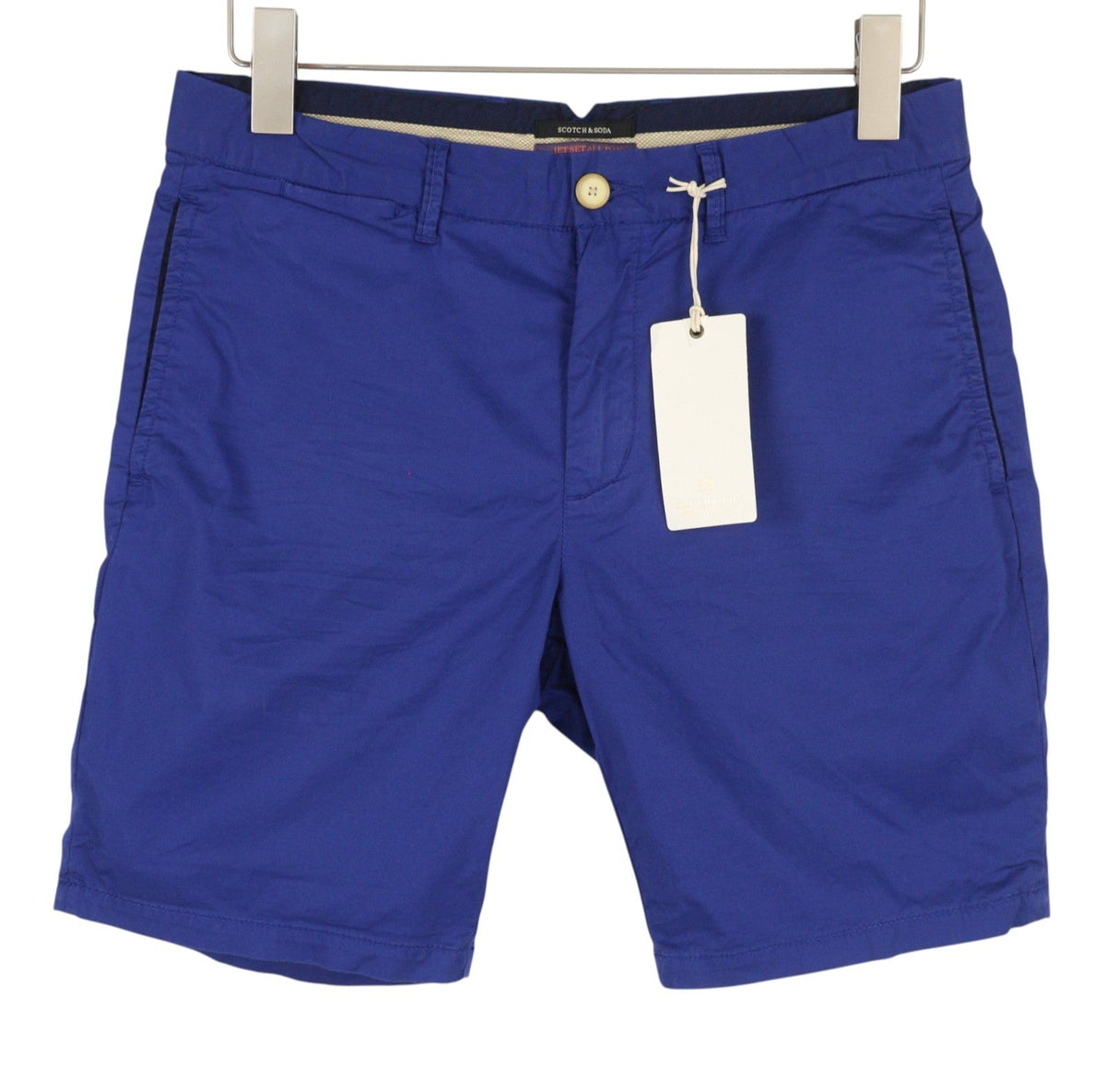 Blå bomullshorts