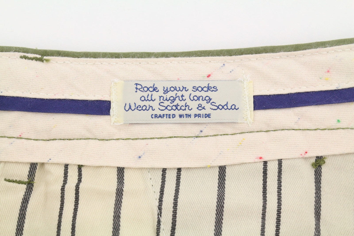 Pantaloni scurți din bumbac verde