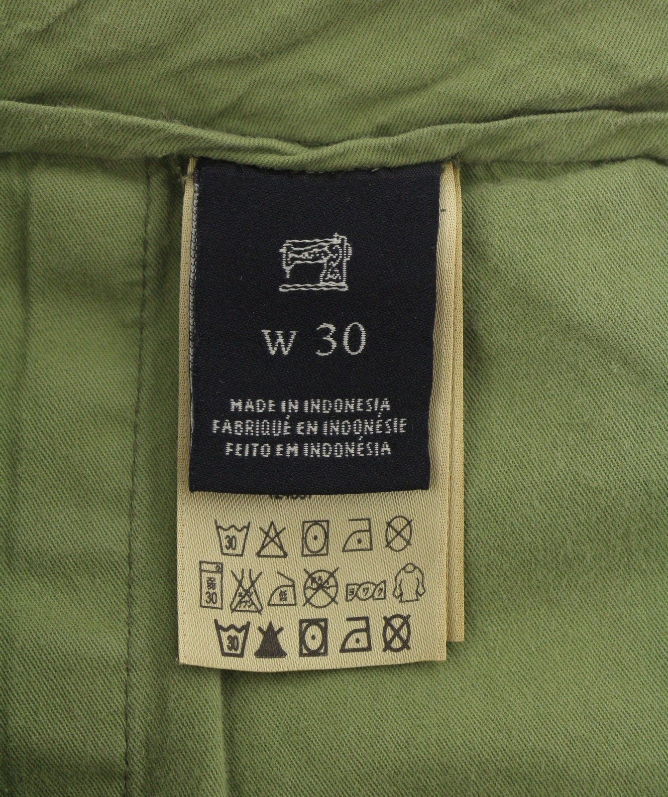 Pantaloni scurți din bumbac verde
