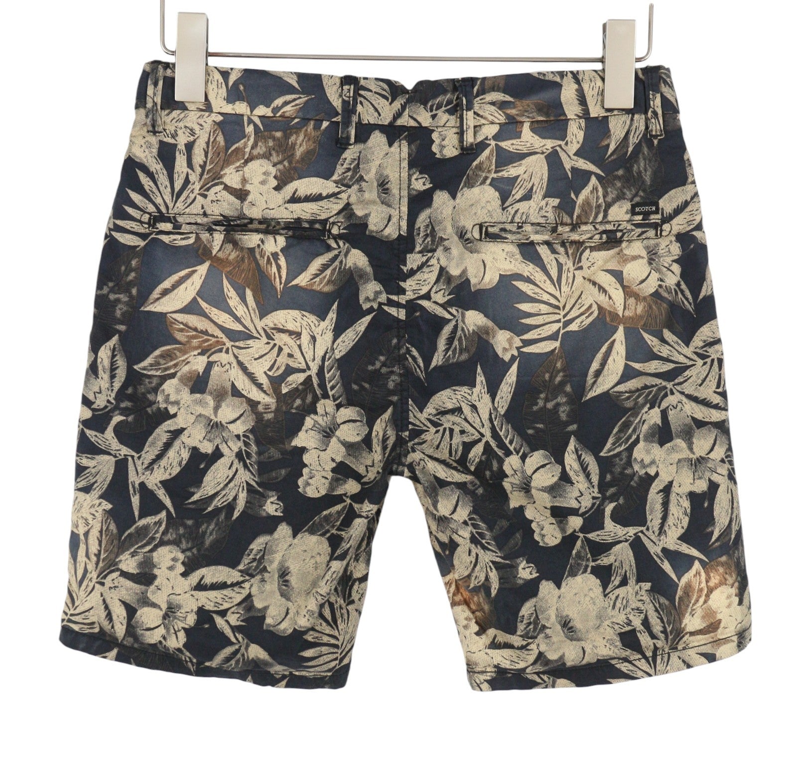 Shorts de algodão multicoloridos