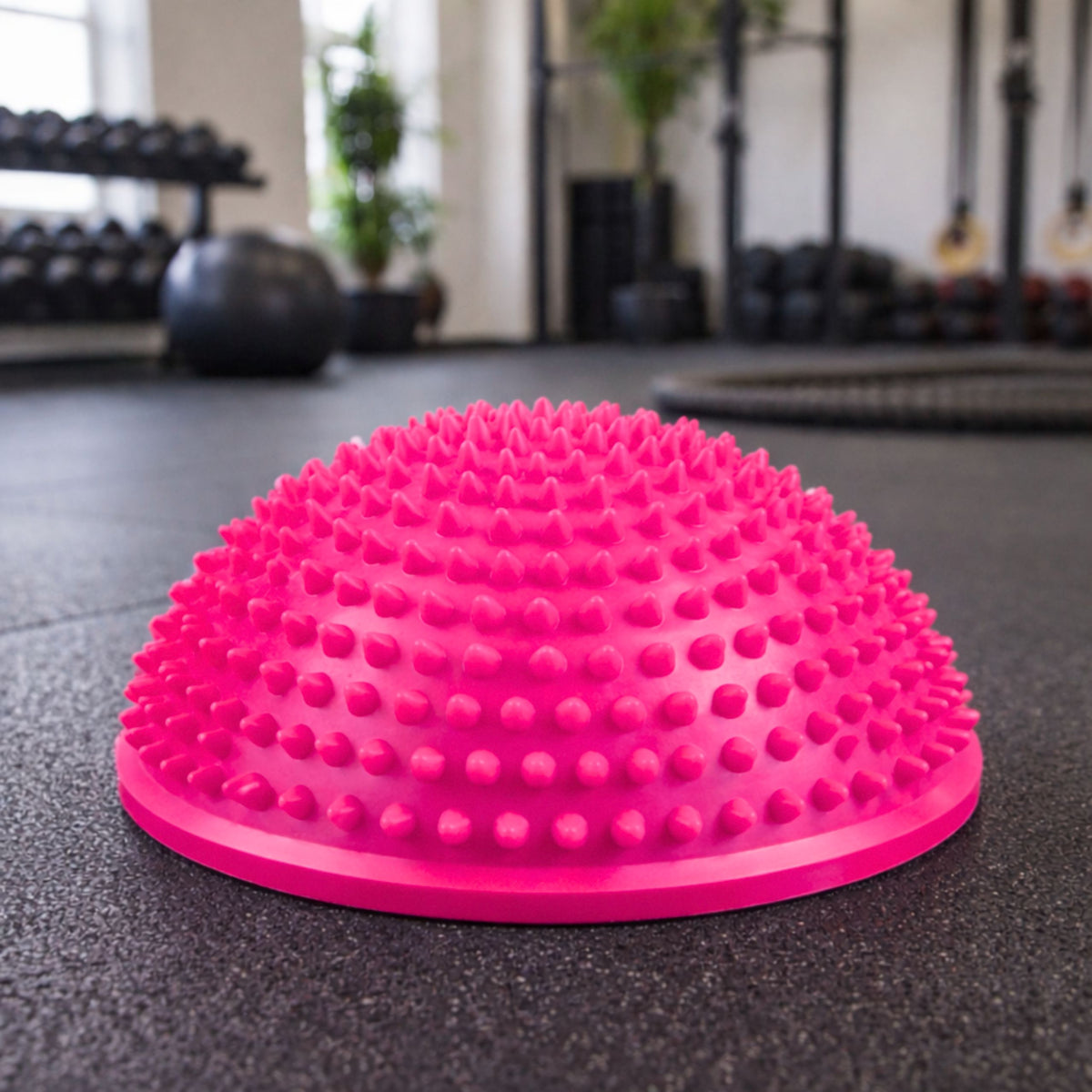 Hémisphère Sensoriel Pour Exercices De Massage Et D'équilibre Rose 16 Cm