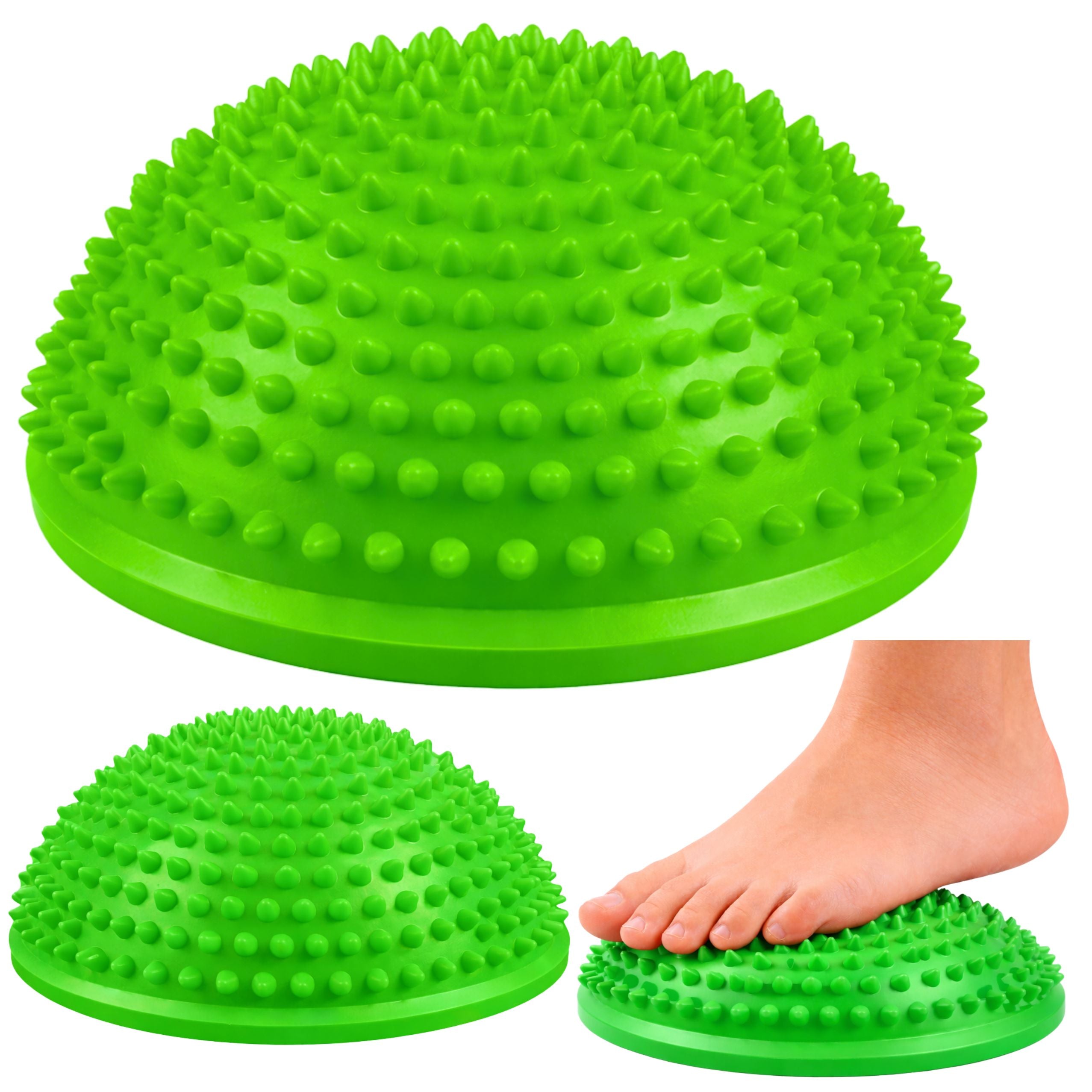 Sensory Hemisphere For Massage And Balance Exercises Green 16 Cm