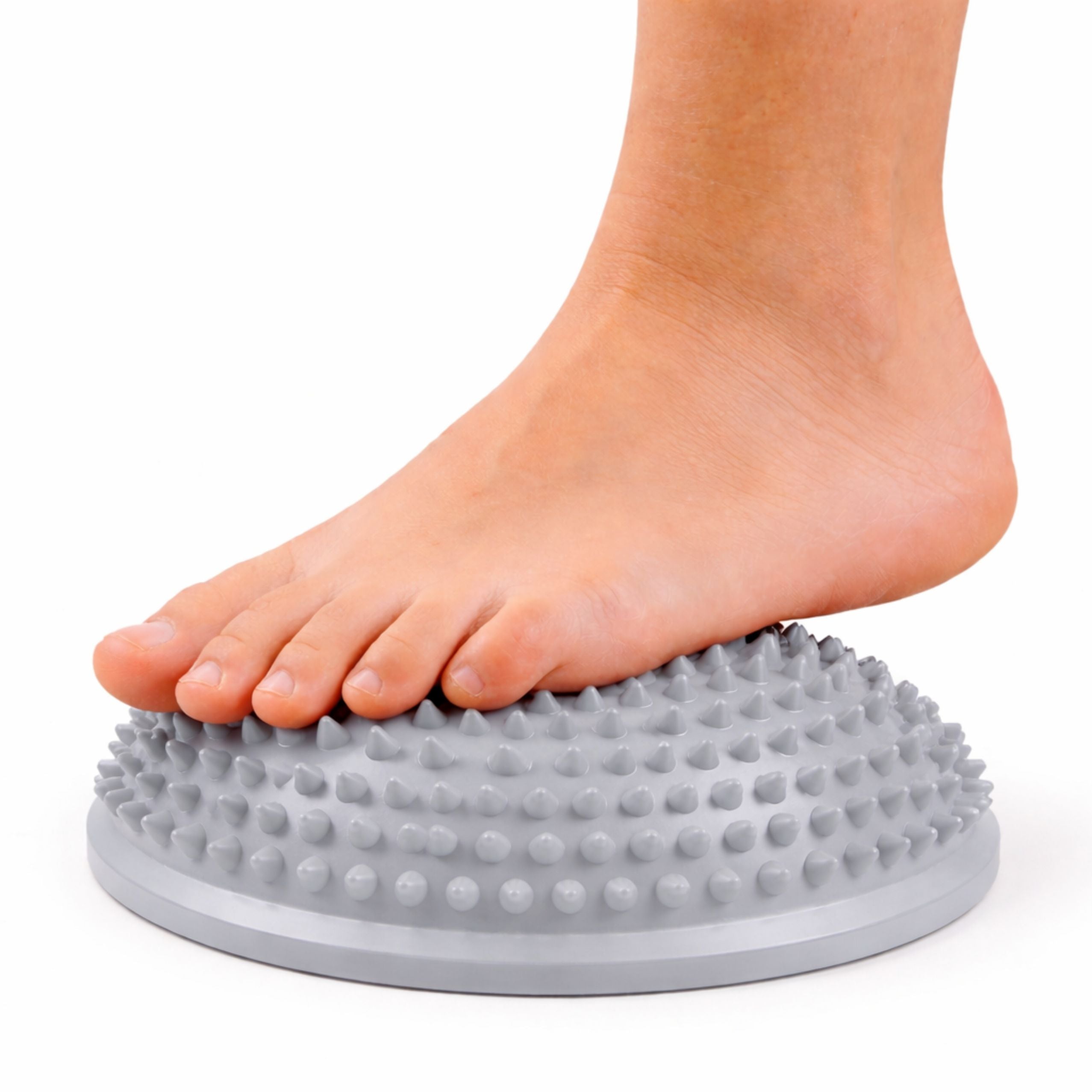 Sensory Hemisphere For Massage And Balance Exercises Gray 16 Cm