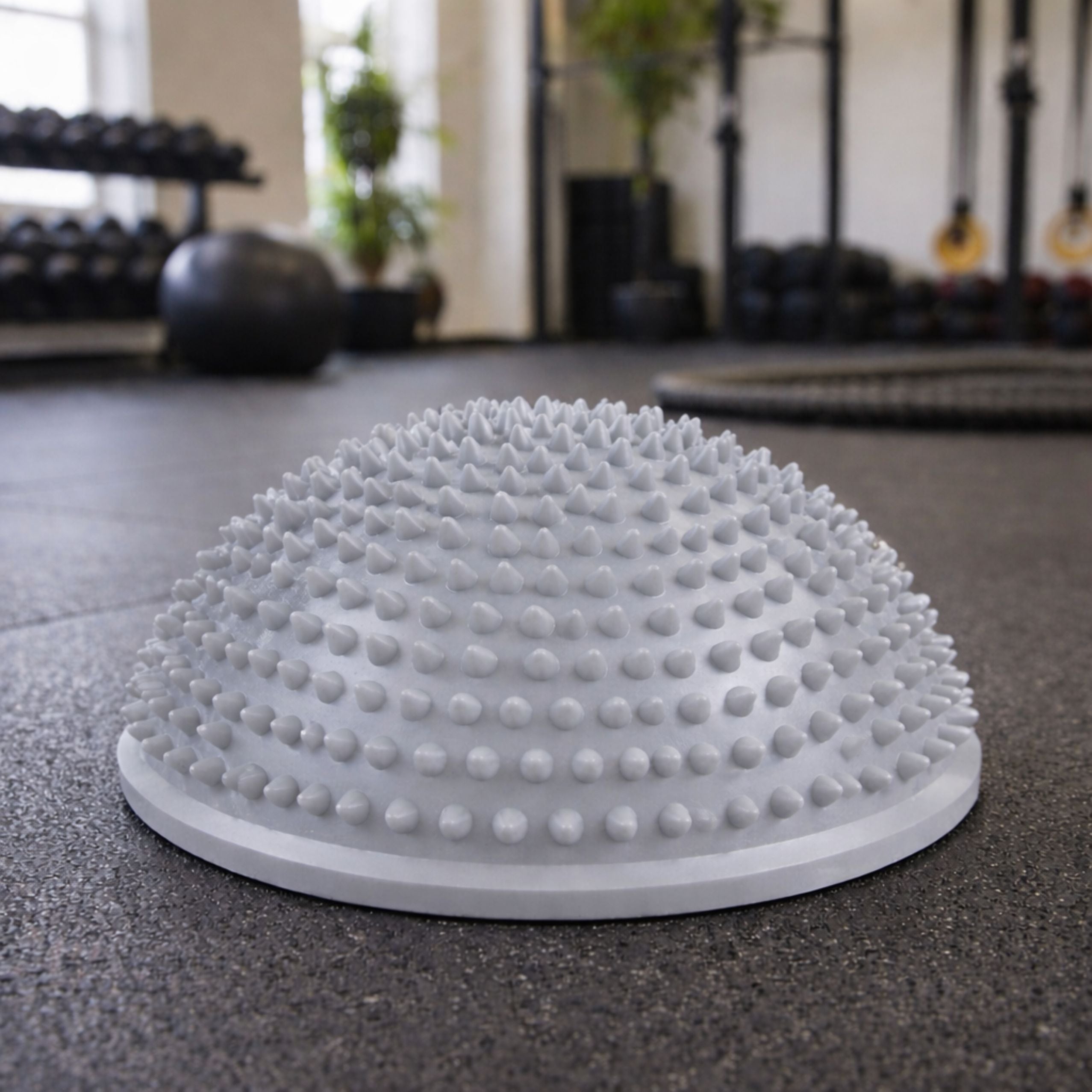 Sensory Hemisphere For Massage And Balance Exercises Gray 16 Cm