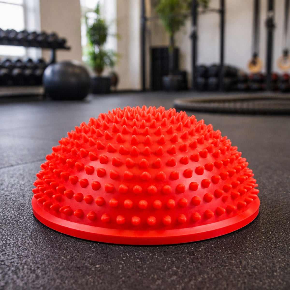 Hémisphère Sensoriel Pour Exercices De Massage Et D'équilibre Rouge 16 Cm