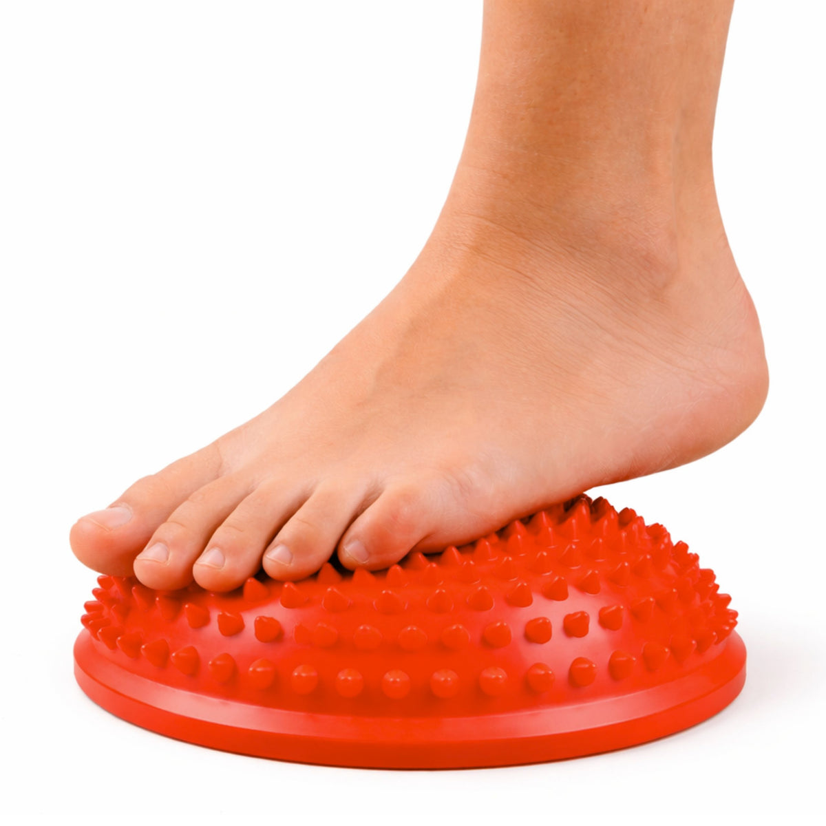 Sensory Hemisphere For Massage And Balance Exercises Orange 16 Cm