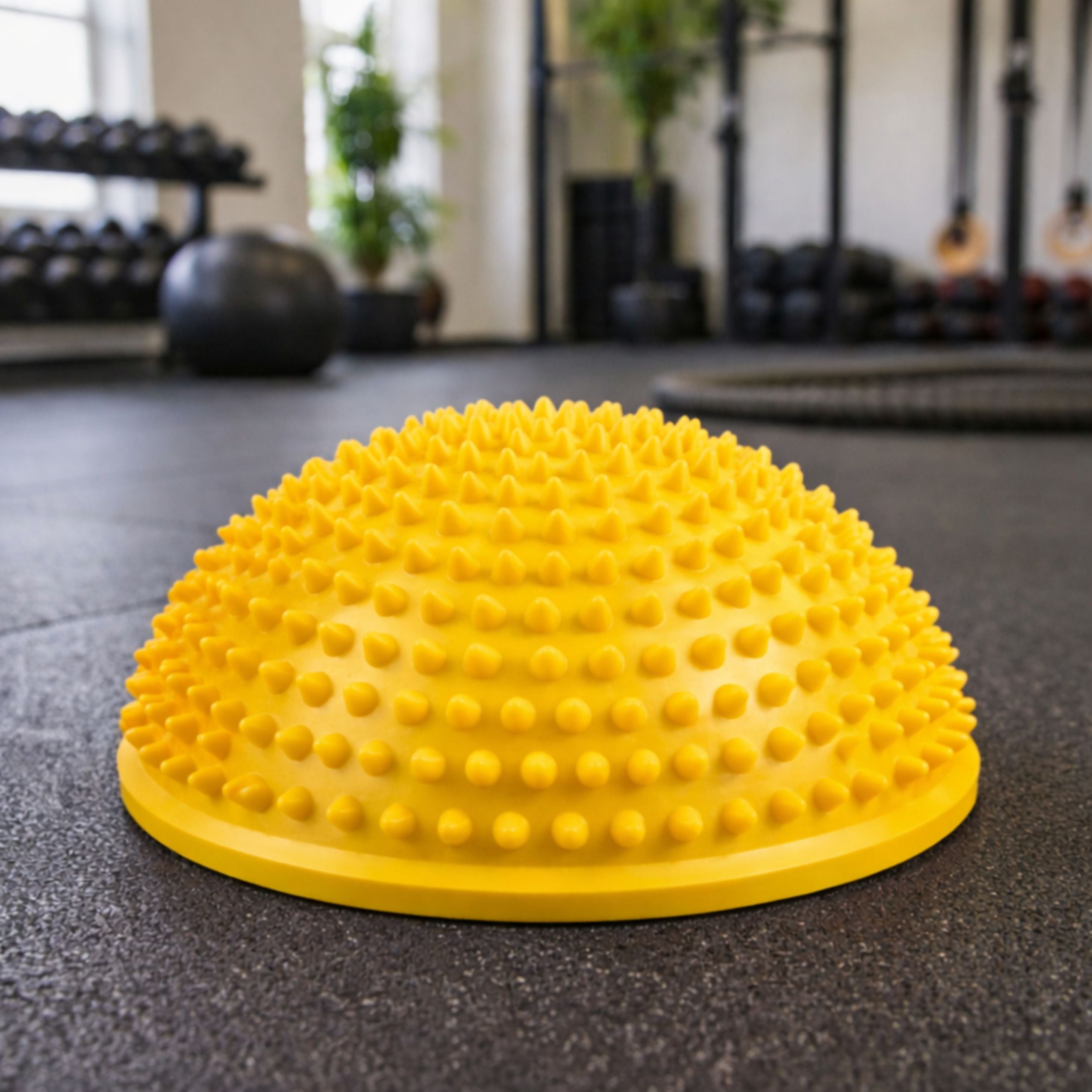 Sensory Hemisphere For Massage And Balance Exercises Yellow 16 Cm