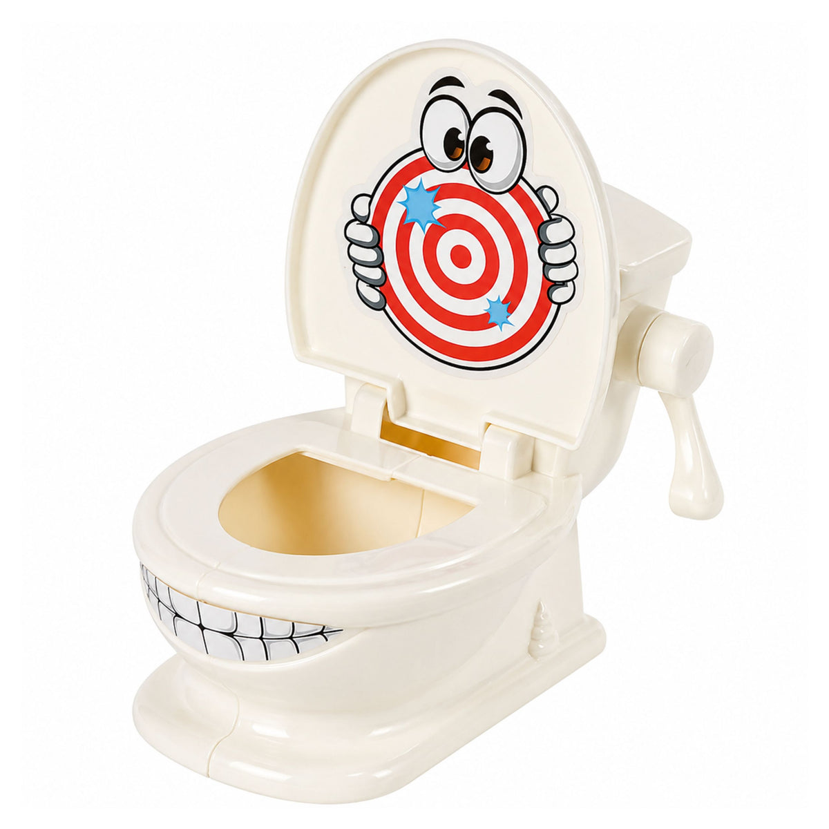 Popping Jumping Poop WC-Katapult-Aufkleber, Arcade-Spiel