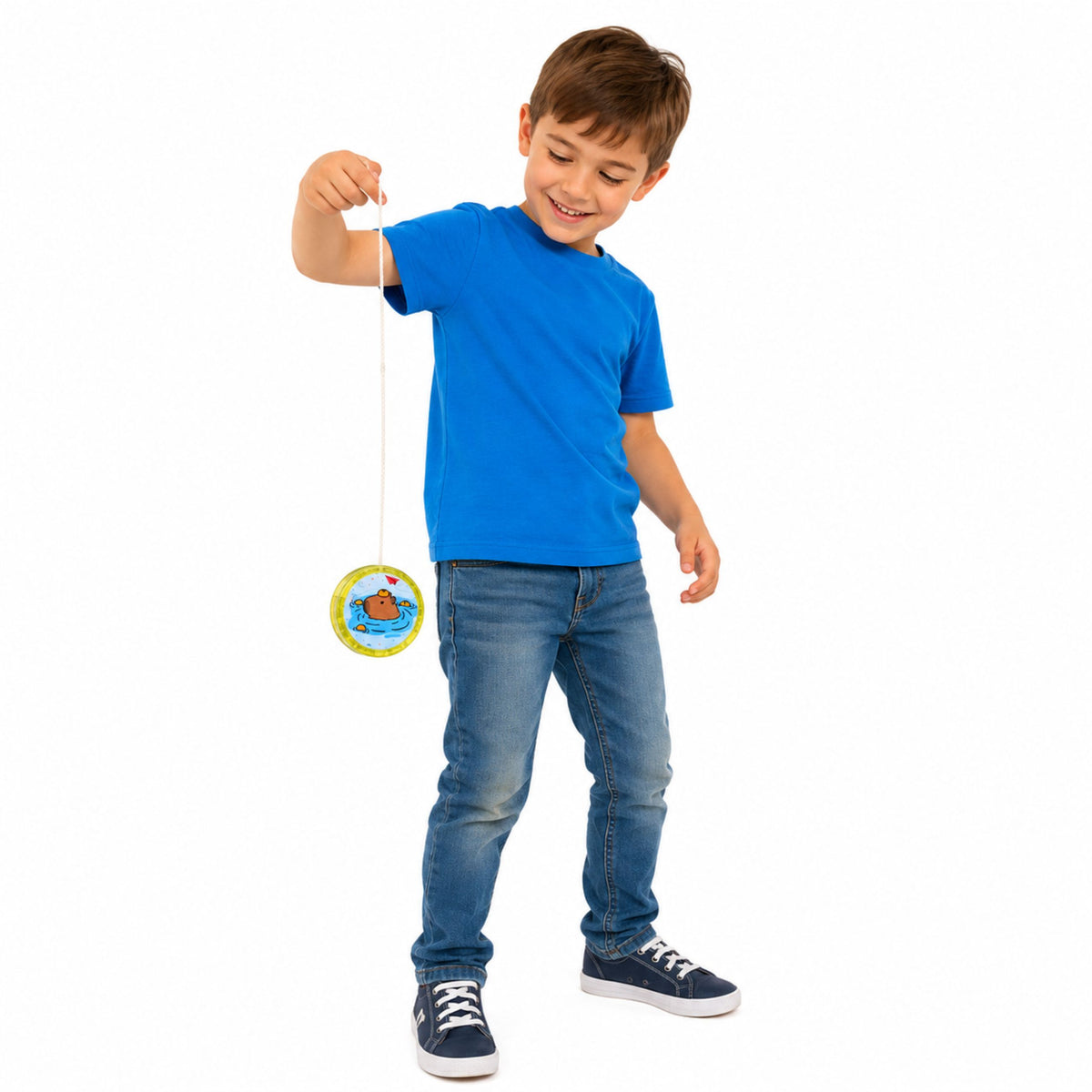 Jojo Capybara Skill Toy Glowing Colorful Yo-yo 5.5 Cm