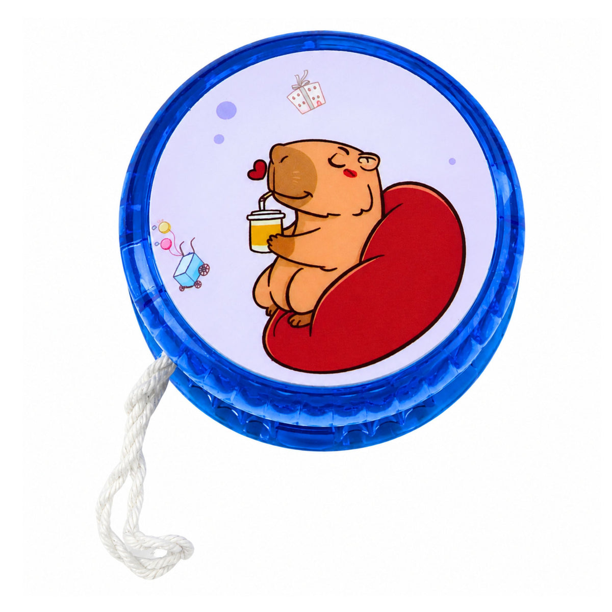 Jojo Capybara Skill Toy Glowing Colorful Yo-yo 5.5 Cm