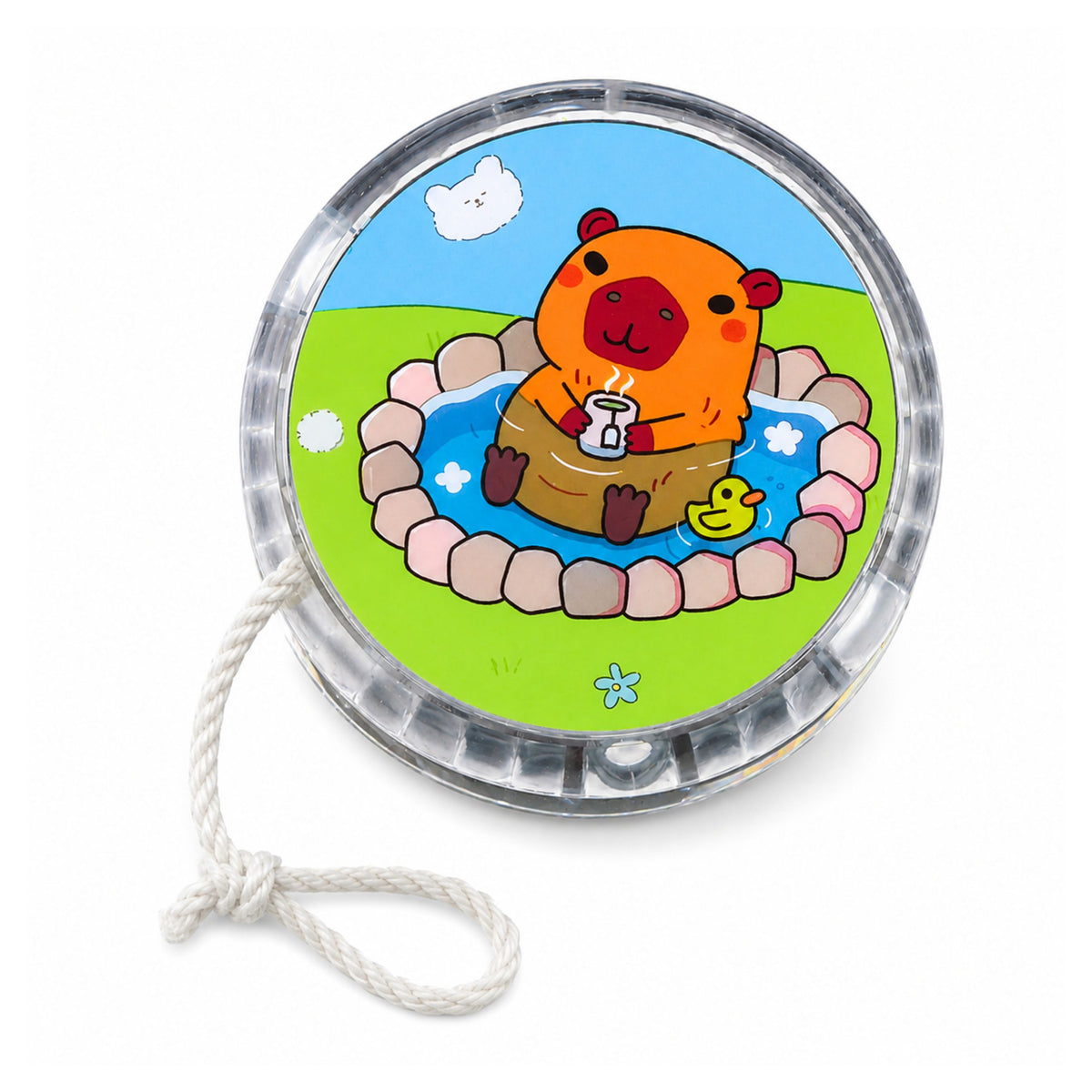 Jojo Capybara Skill Toy Glowing Colorful Yo-yo 5.5 Cm