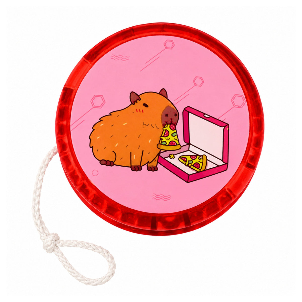 Jojo Capybara Skill Toy Glowing Colorful Yo-yo 5.5 Cm