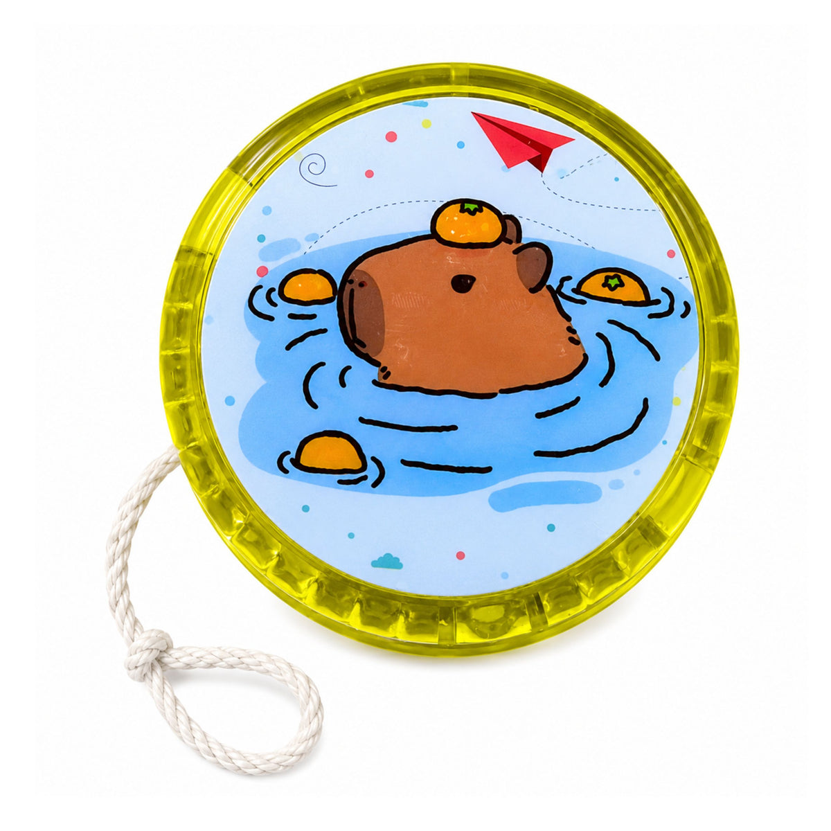 Jojo Capybara Skill Toy Glowing Colorful Yo-yo 5.5 Cm