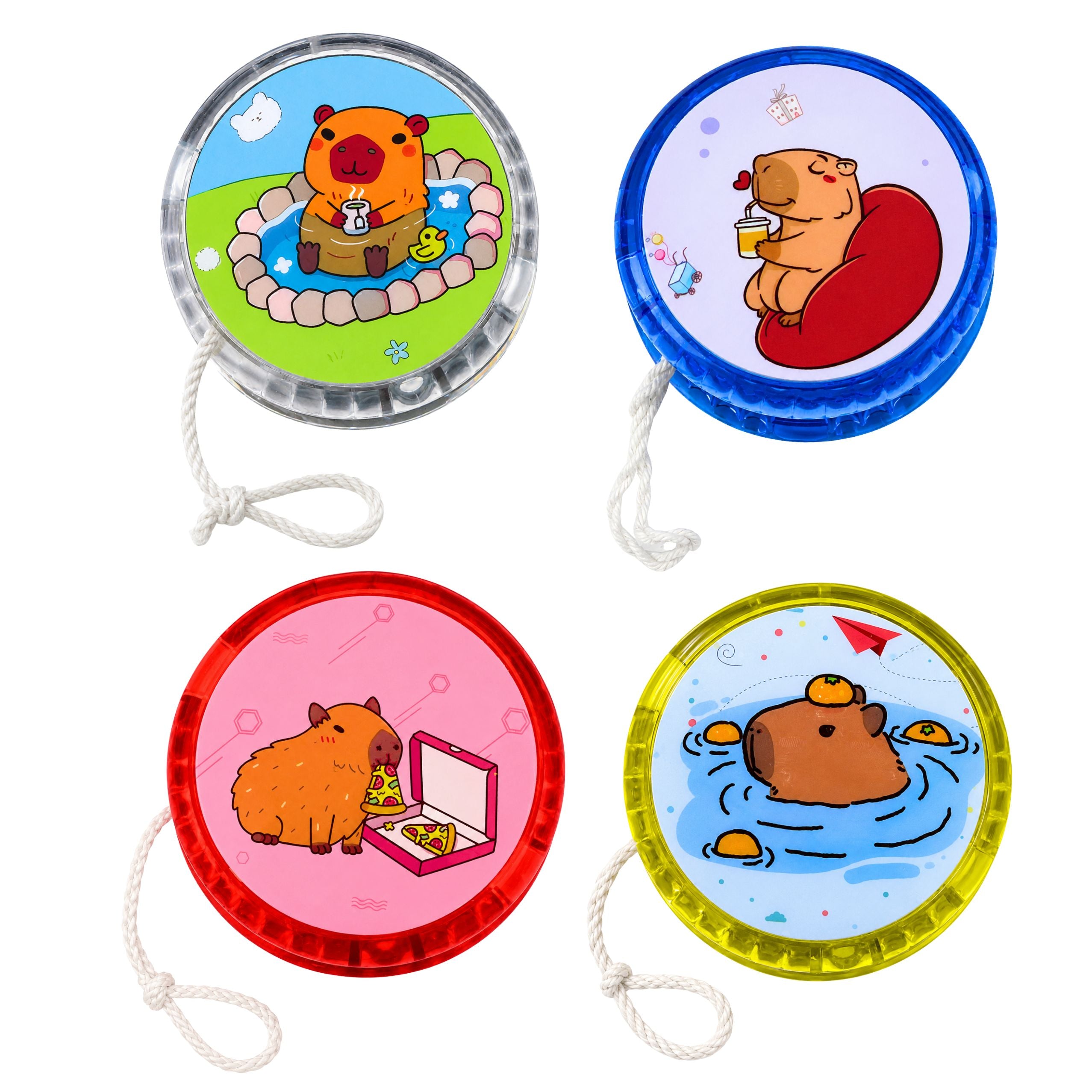 Jojo Capybara Skill Toy Glowing Colorful Yo-yo 5.5 Cm