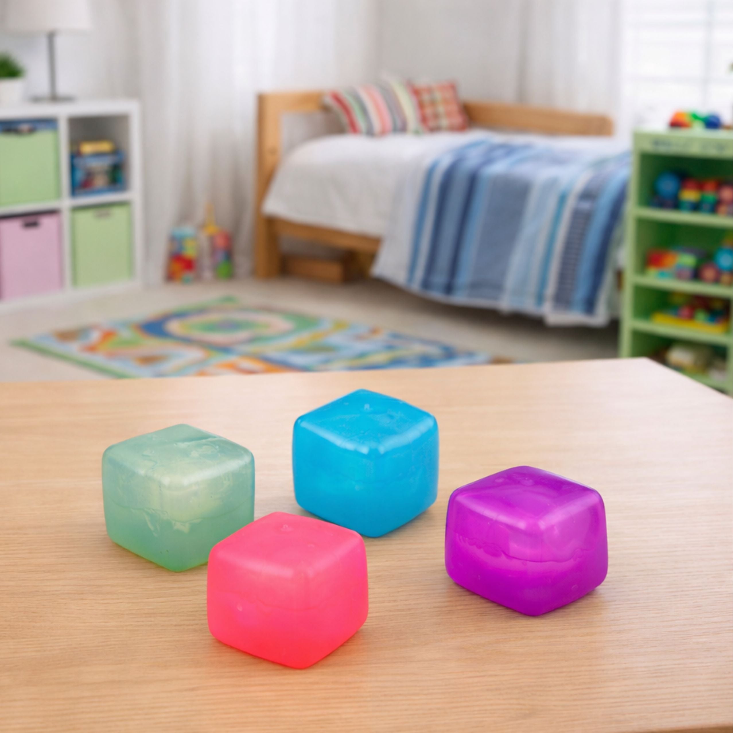 Anti-stress Squishy Ice Cube With Frost 5.5cm