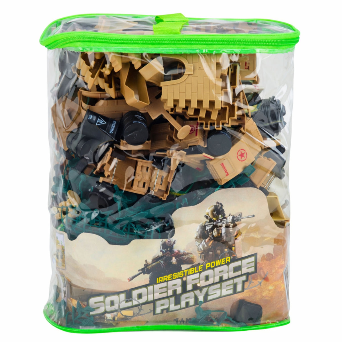 Militärstützpunkt-Figuren, Soldaten, Fahrzeuge, großes Militär-Set, 400-tlg.