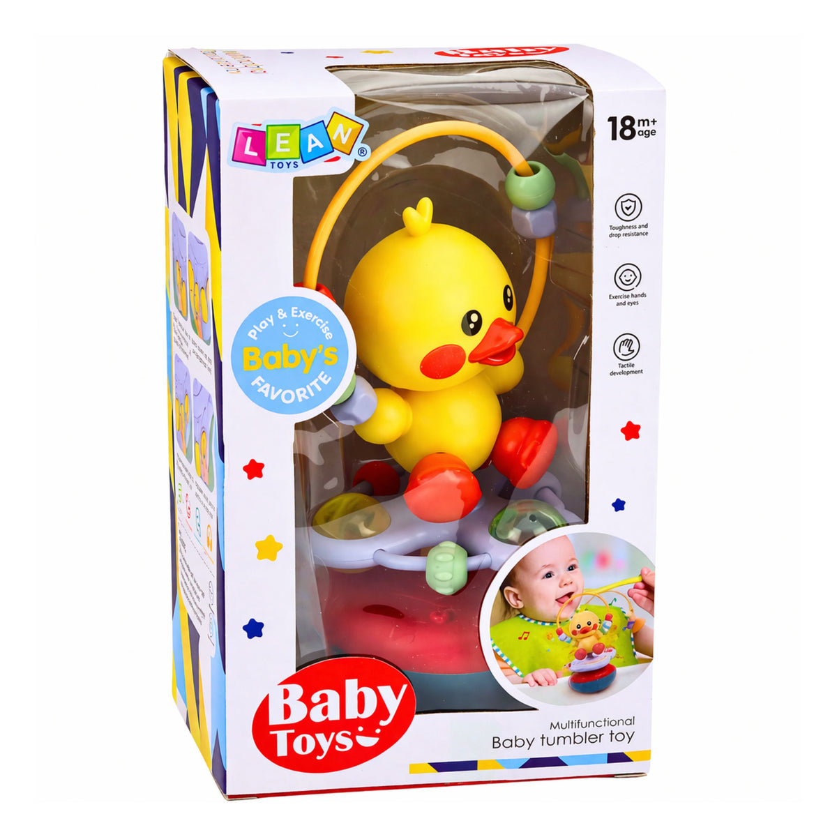 Wanka Stand Up Duck Sons Interativos Educacionais Chocalho Amarelo