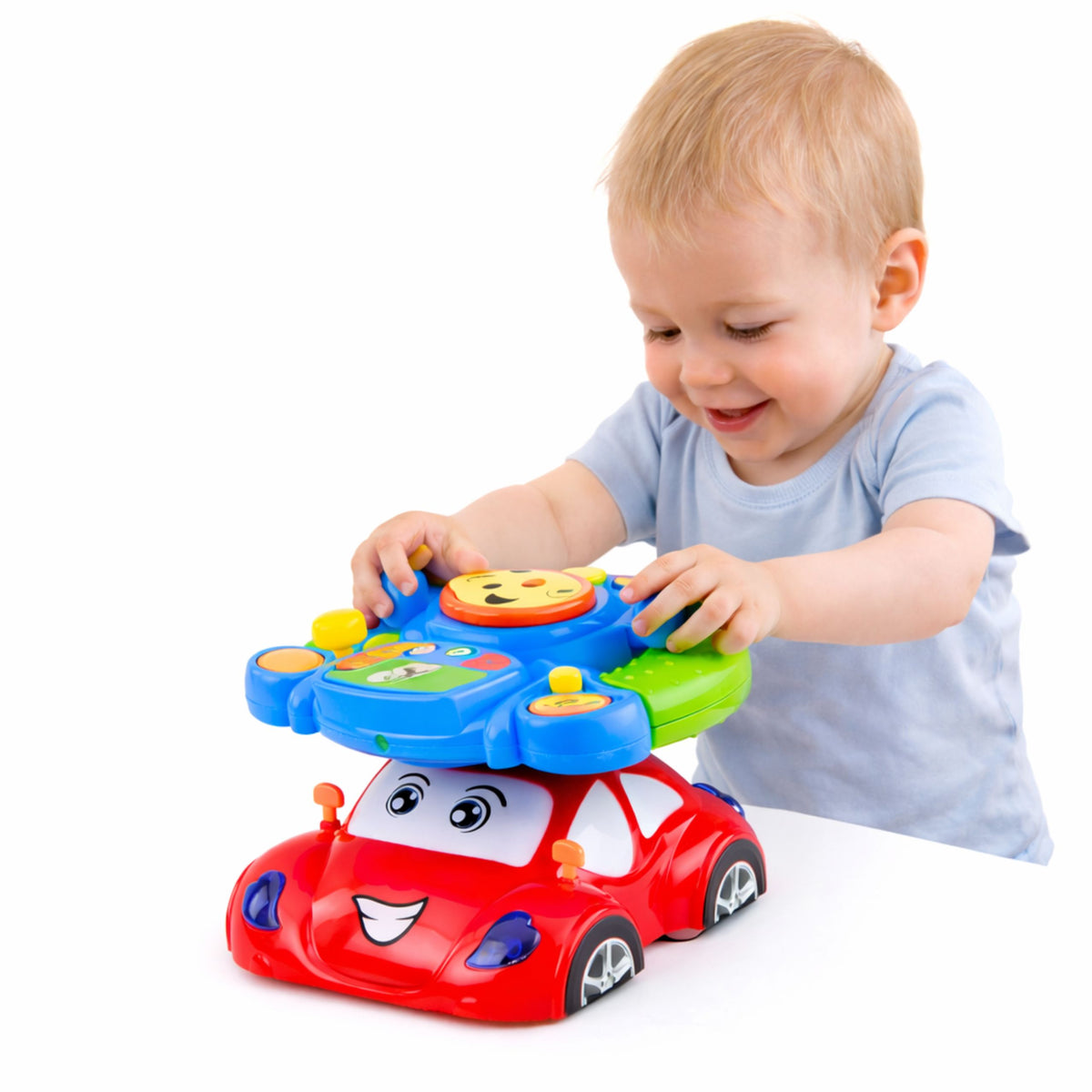 Educational Interactive Musical Steering Wheel Simulator With Projector