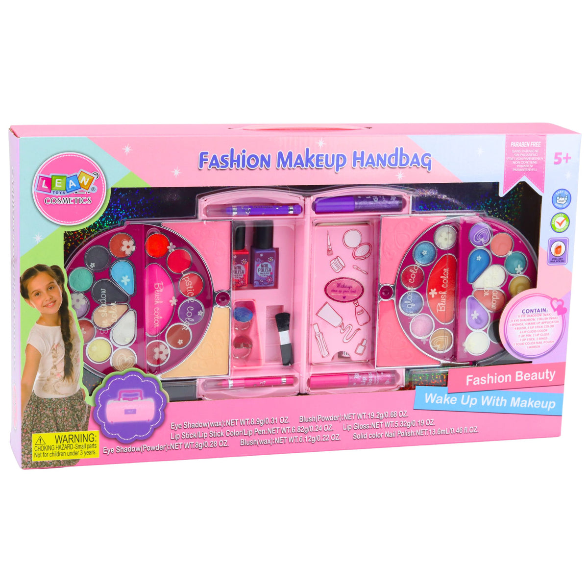 Ensemble de beauté pour maquillage et ongles, cosmétiques, fards à paupières, étui pour vernis à ongles