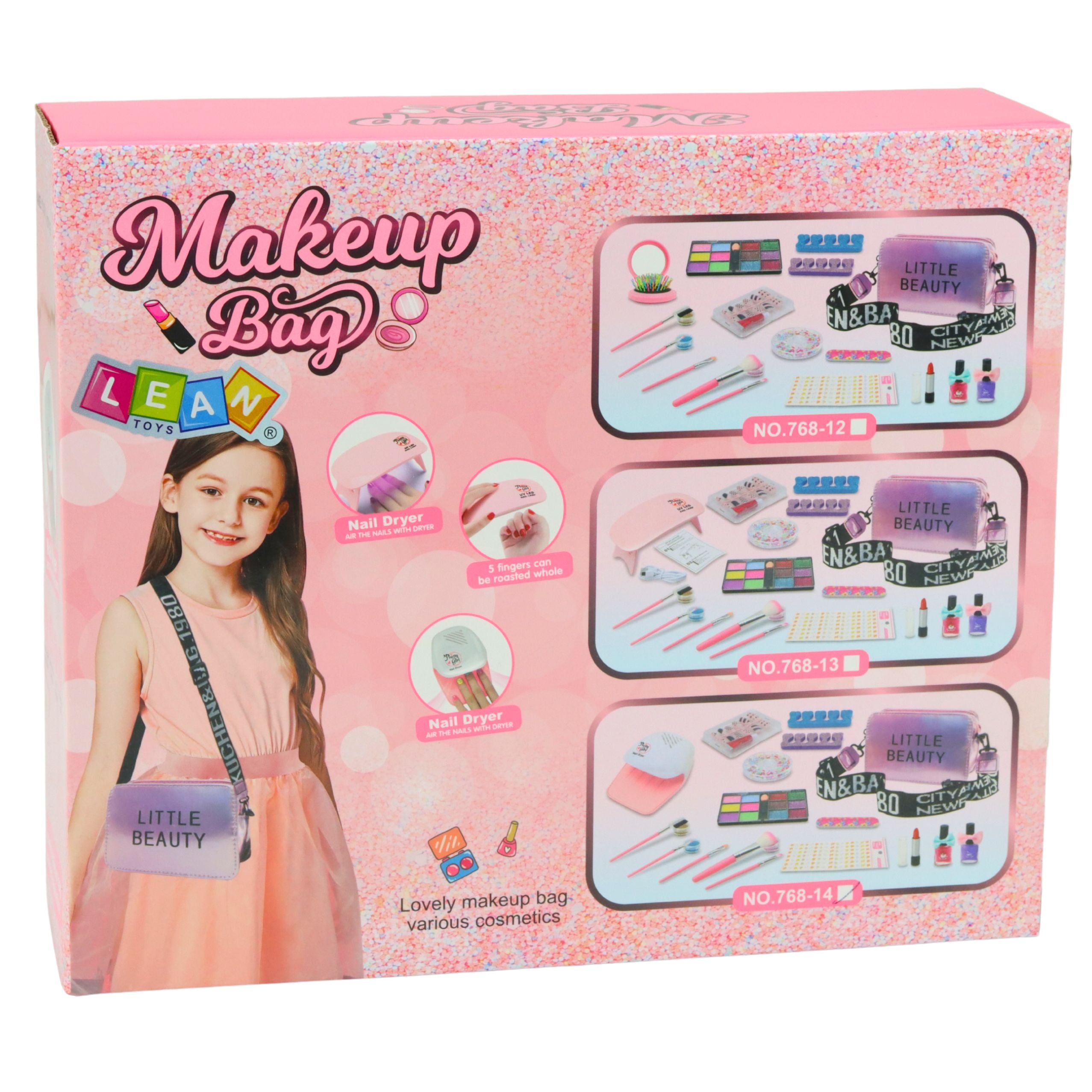 Nail Makeup Beauty Set Adjustable Bag Accessories 20 Pcs.