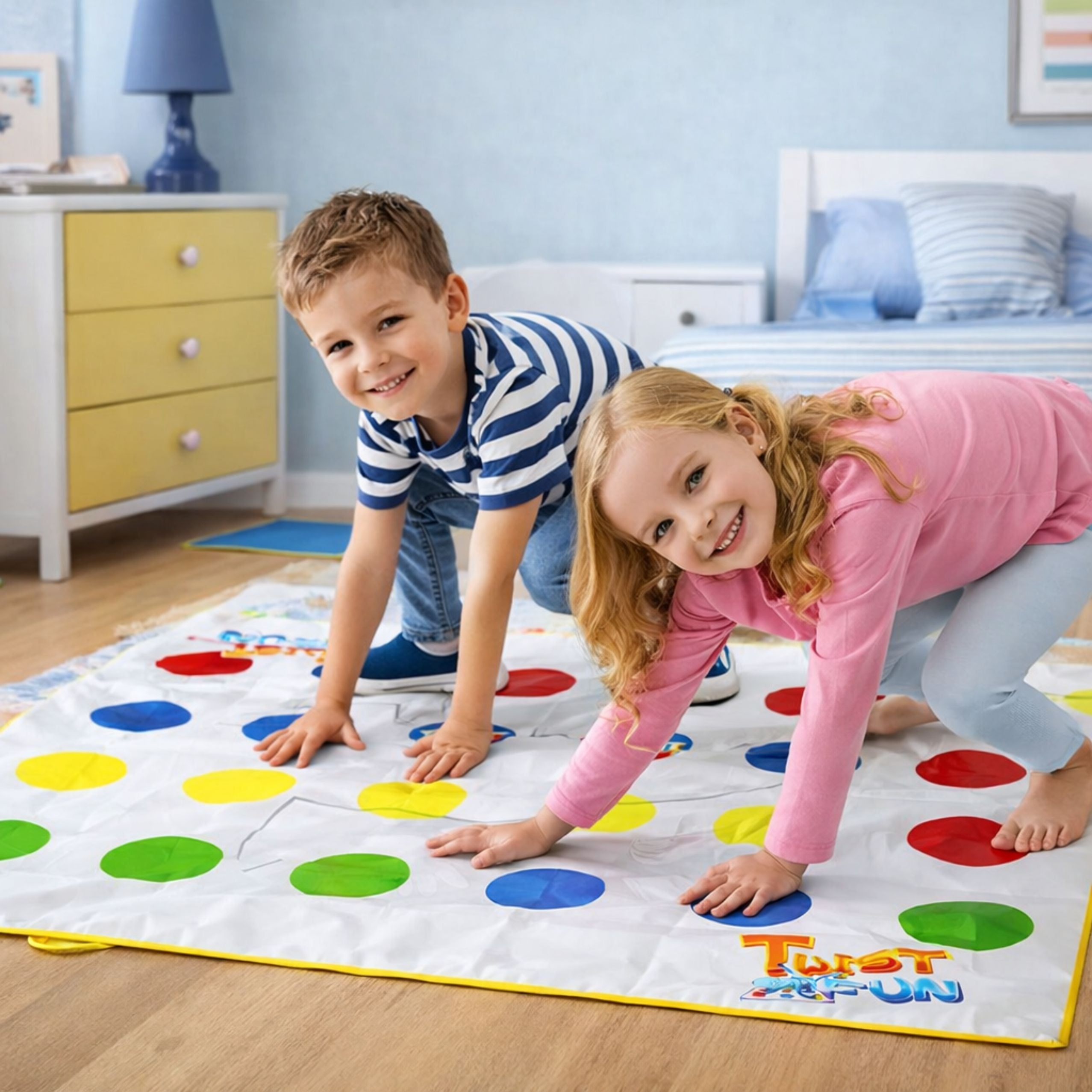Family Twist Fun Mat Random Wheel Arcade Game