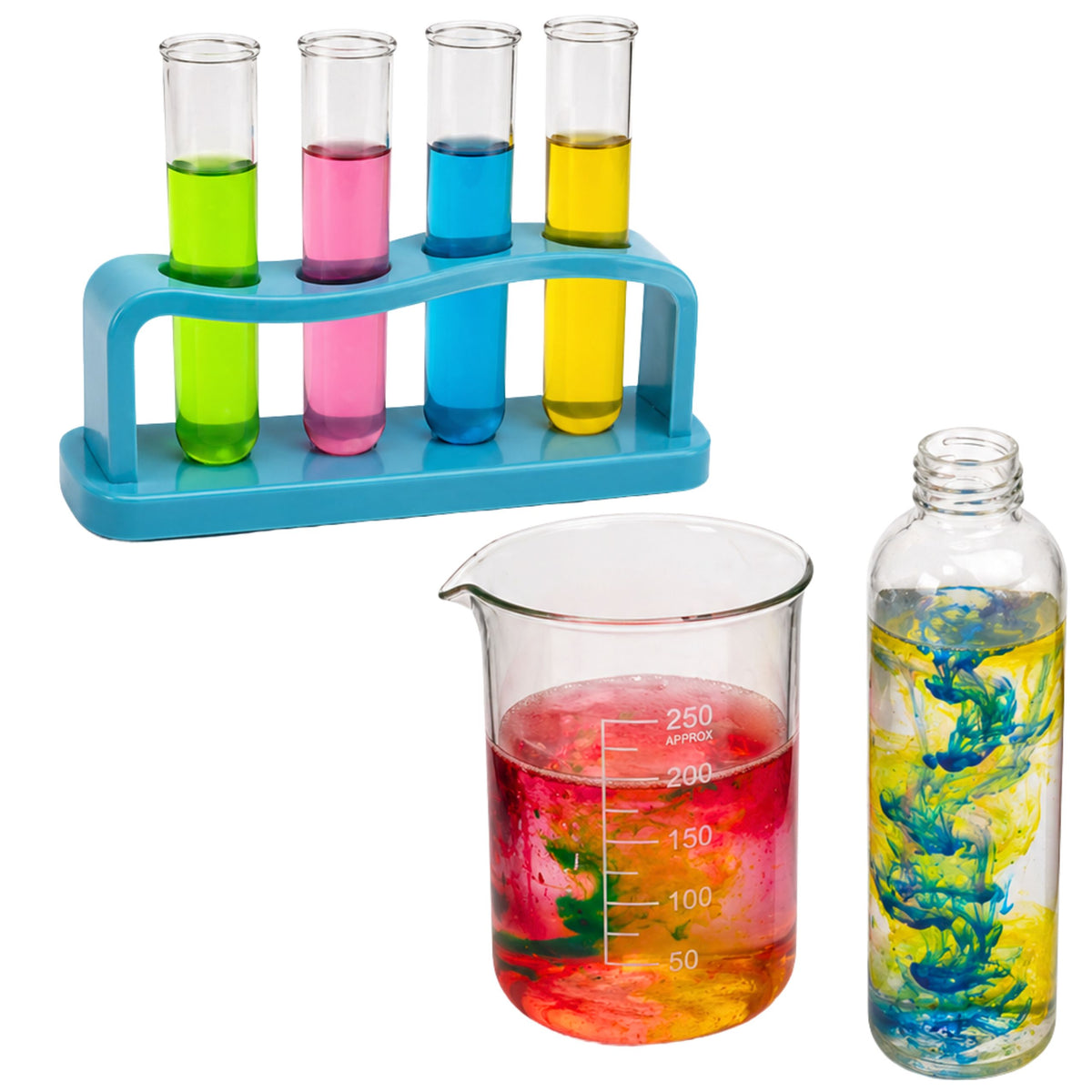 Experimentos de volcanes del kit educativo experimental 14 en 1 de Little Chemist