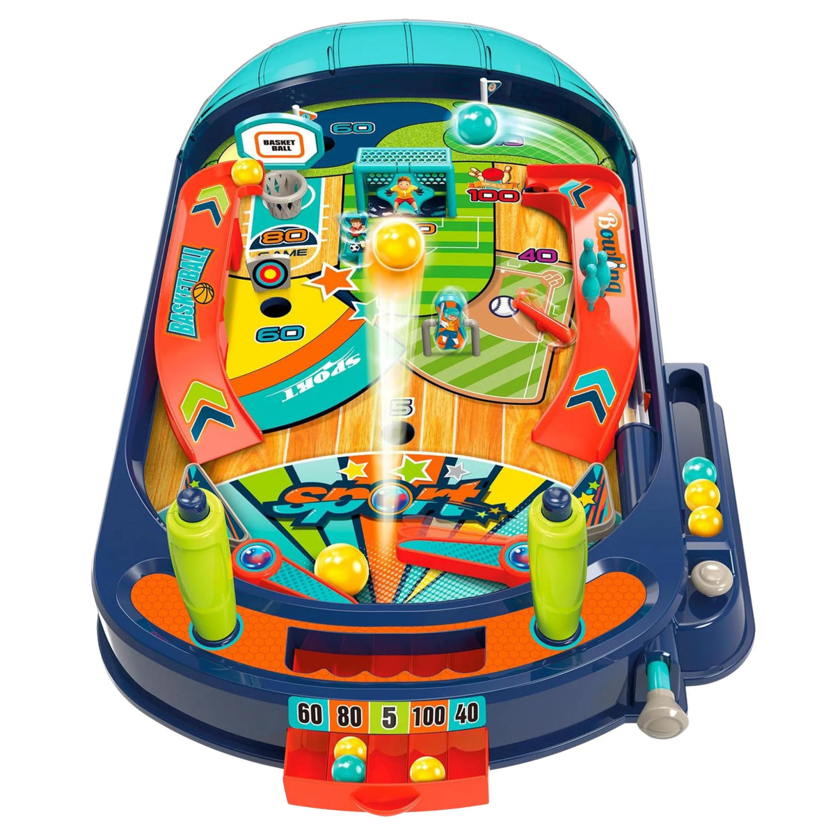 Jeu d'arcade Flipper pour enfants 12 balles