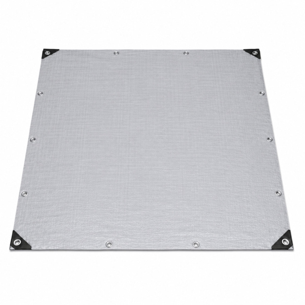 Tarpaulin Uiscedhíonach Scragall Báistí Cosanta Treisithe Grey 2x4 M
